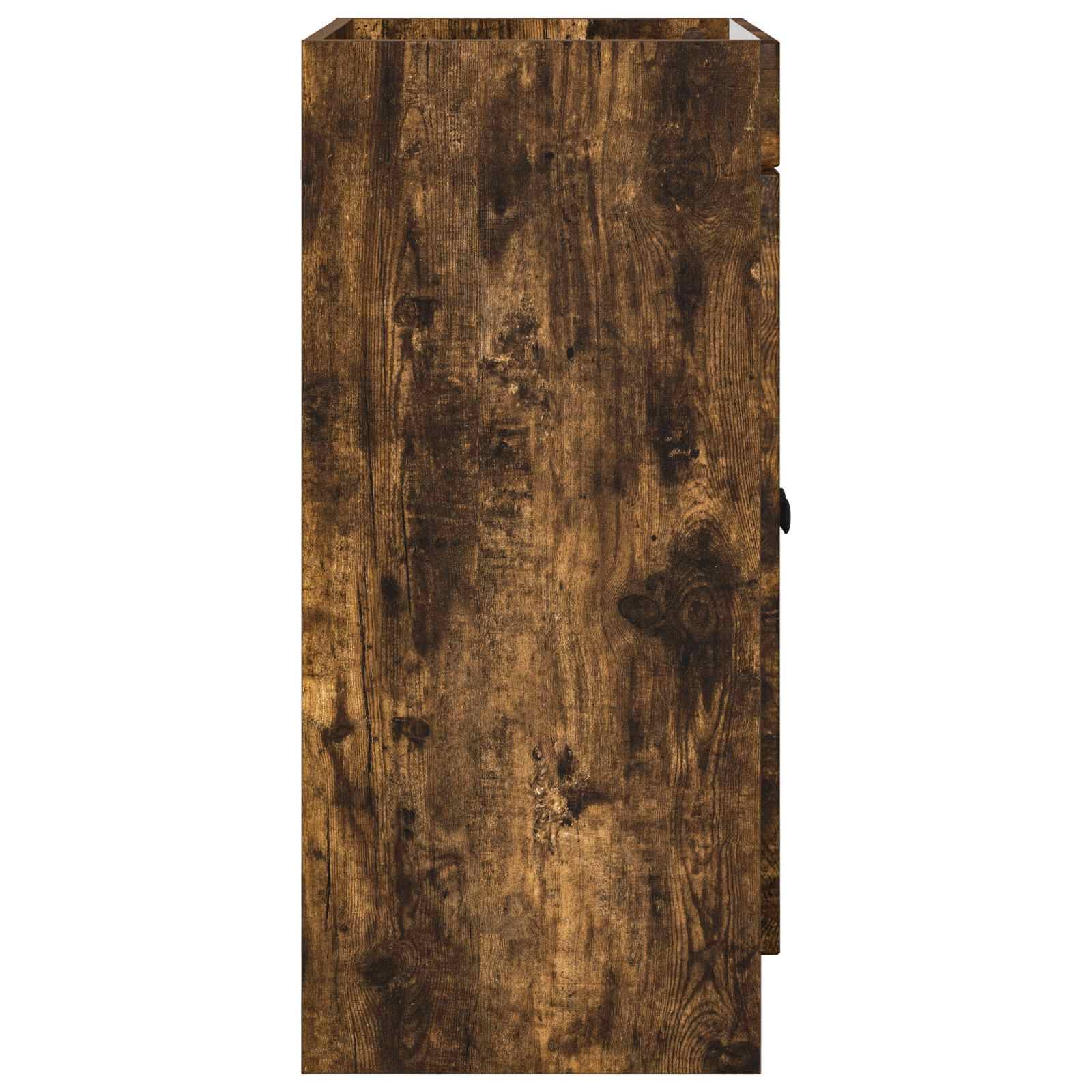 vidaXL Unter dem Waschbecken Badschrank Geräucherte Eiche