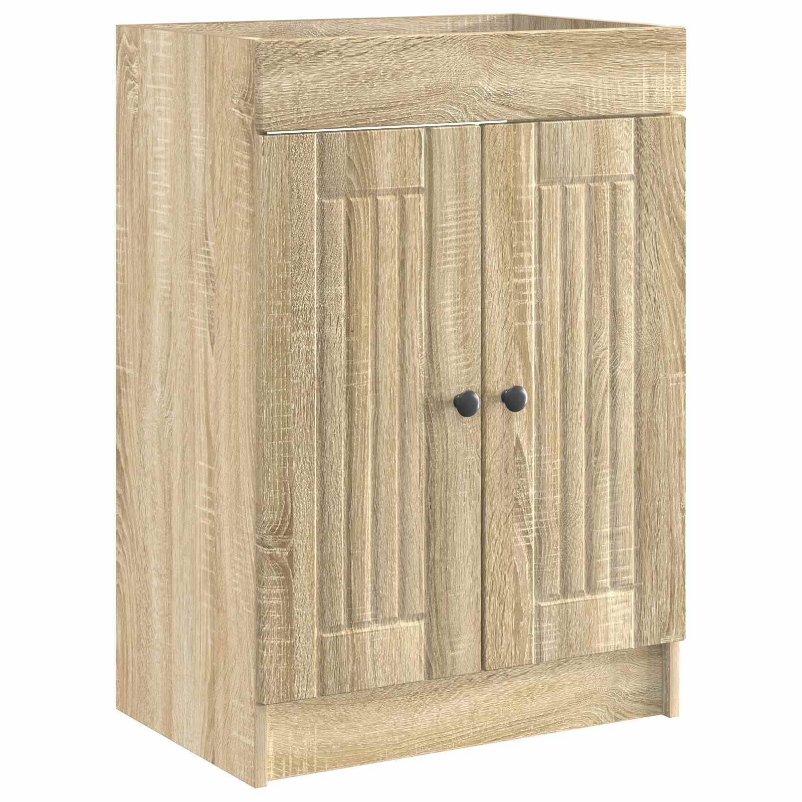 vidaXL Badezimmermöbel-Set Sonoma-Eiche 78,5 x 37,5 x 81 cm