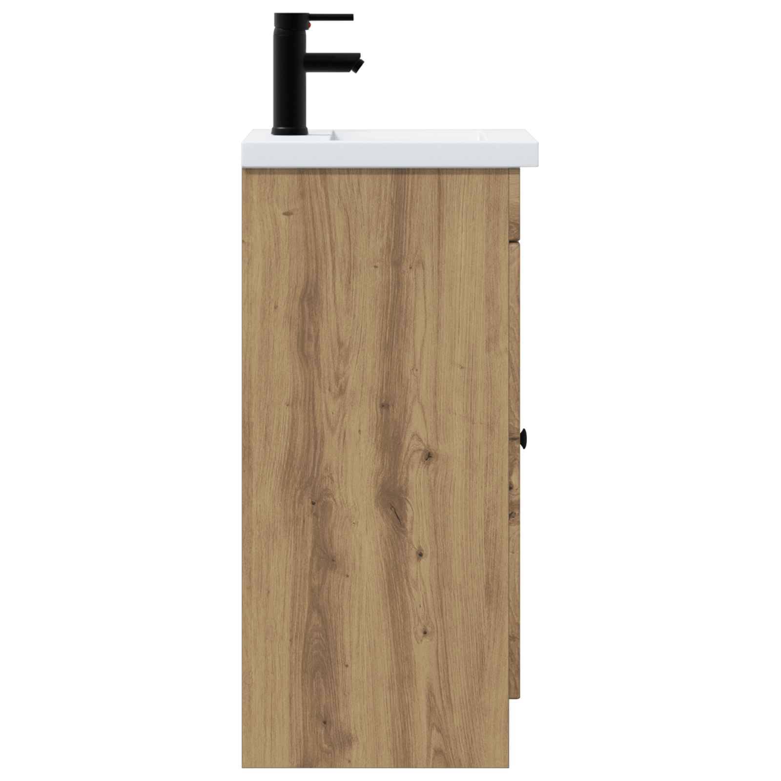vidaXL Badezimmerschrank mit Waschbecken Artisan-Eiche