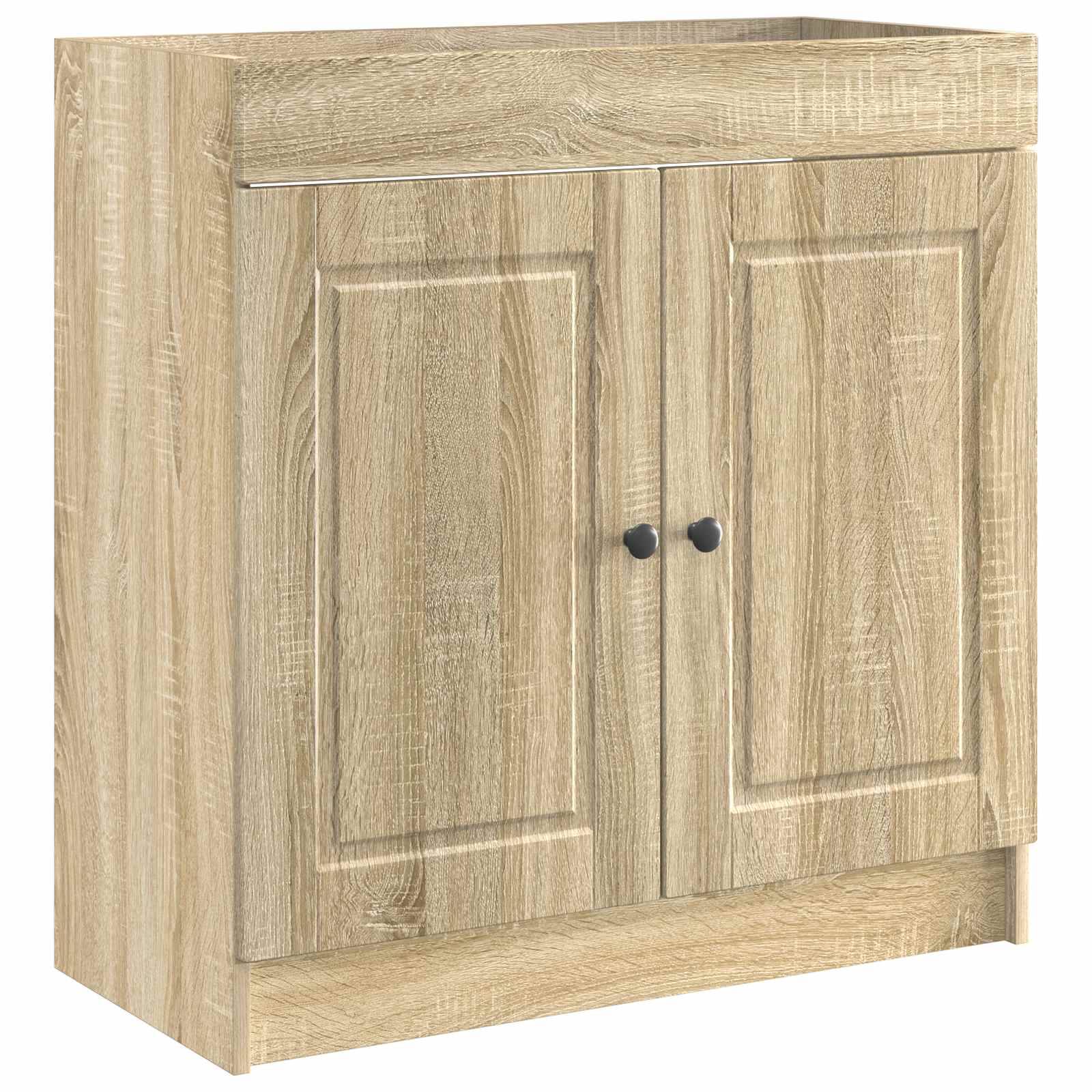 vidaXL Badezimmermöbel-Set Sonoma-Eiche 56 x 37,5 x 81 cm