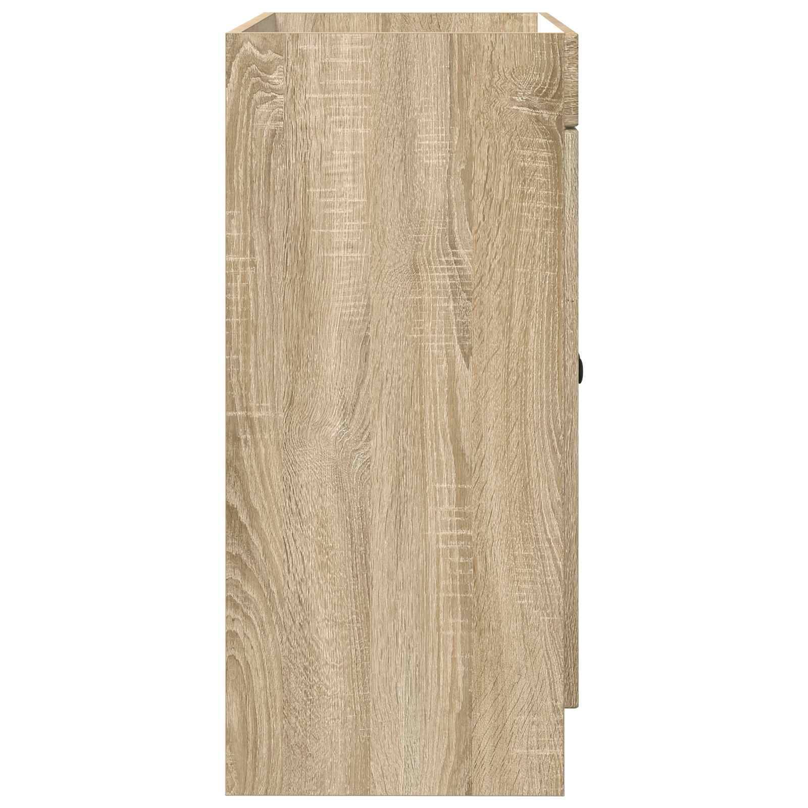 vidaXL Unter dem Waschbecken Badschrank Sonoma-Eiche 56 x 37,5 x 81 cm