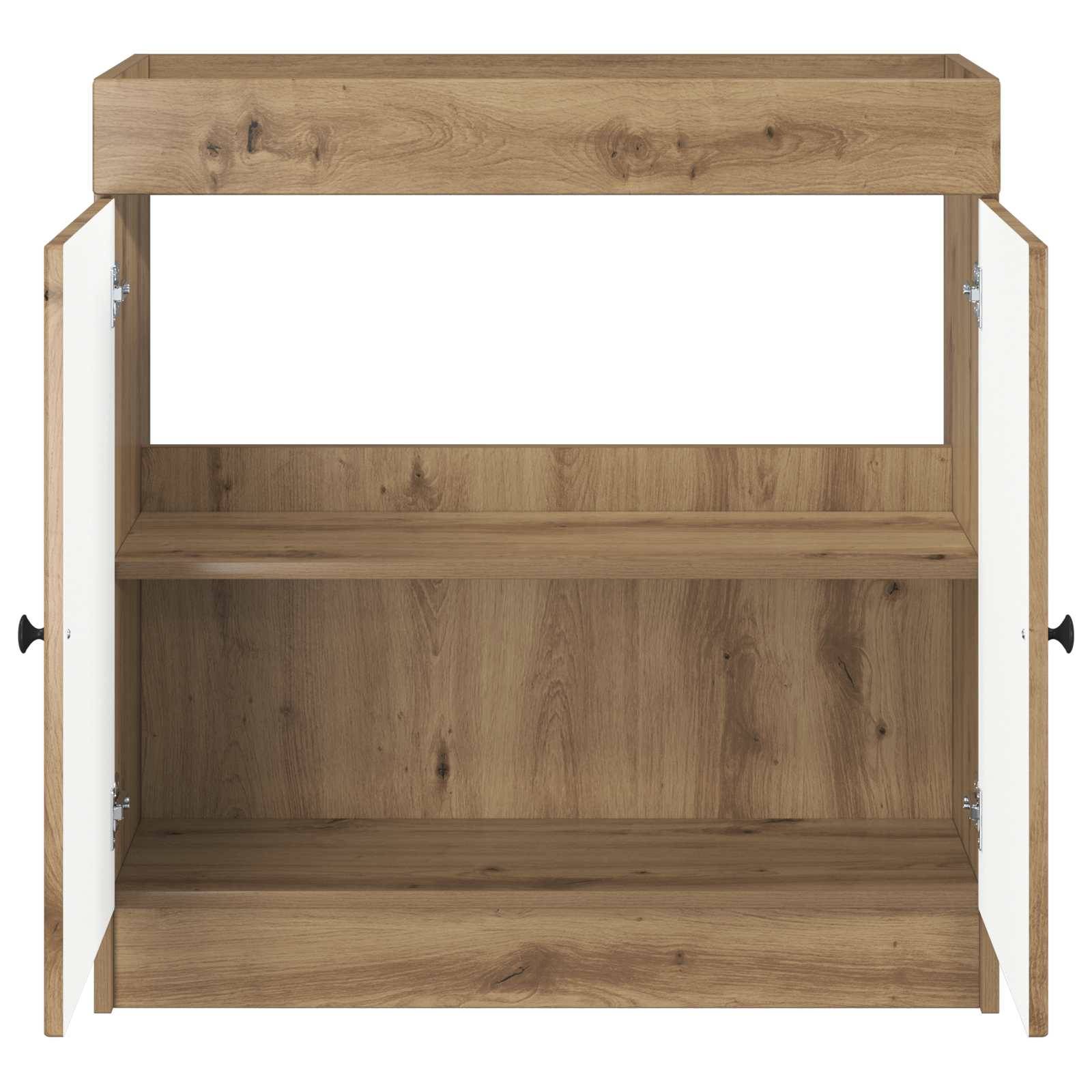 vidaXL Unter dem Waschbecken Badschrank Artisan-Eiche