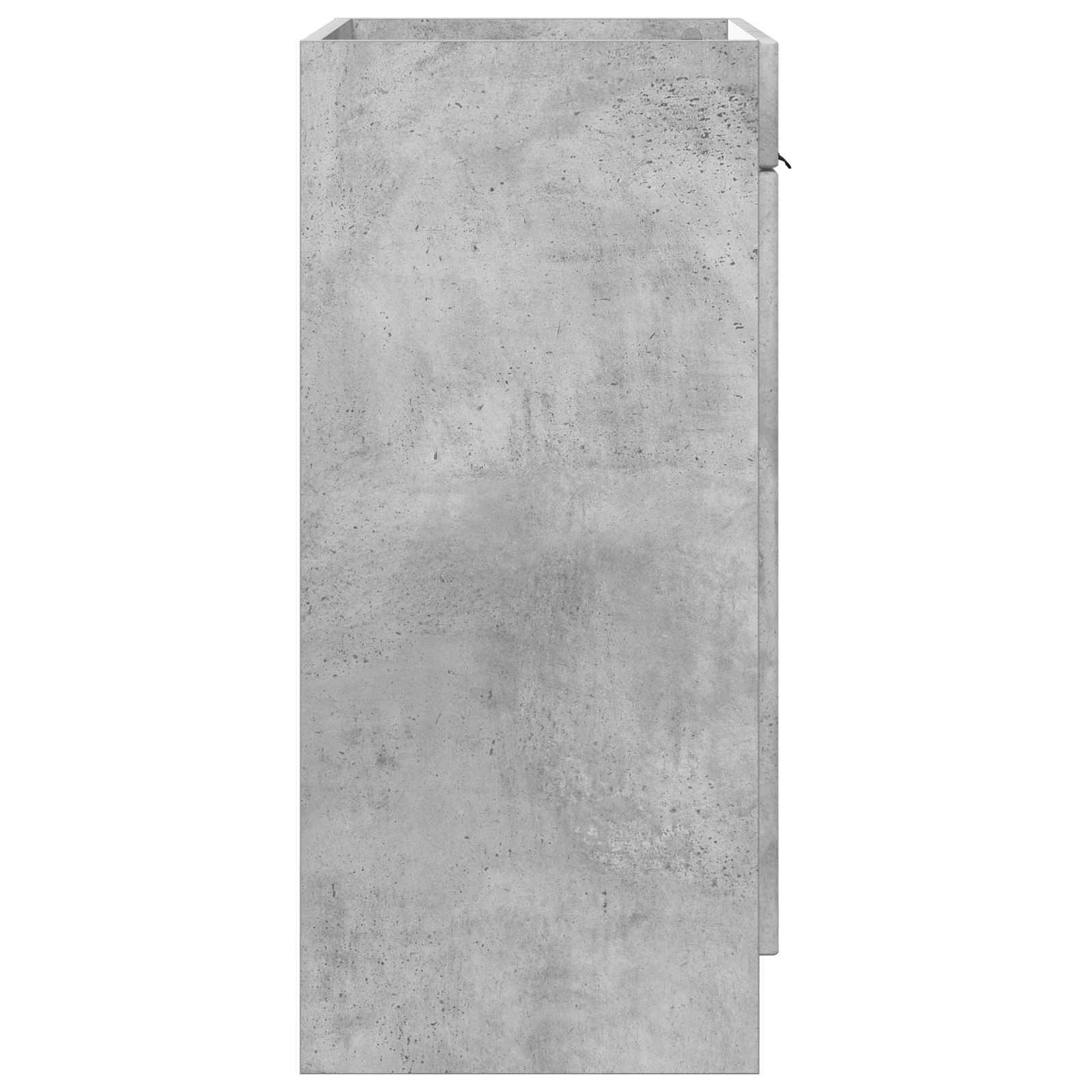 vidaXL Unter dem Waschbecken Badschrank Betongrau 56 x 37,5 x 81 cm