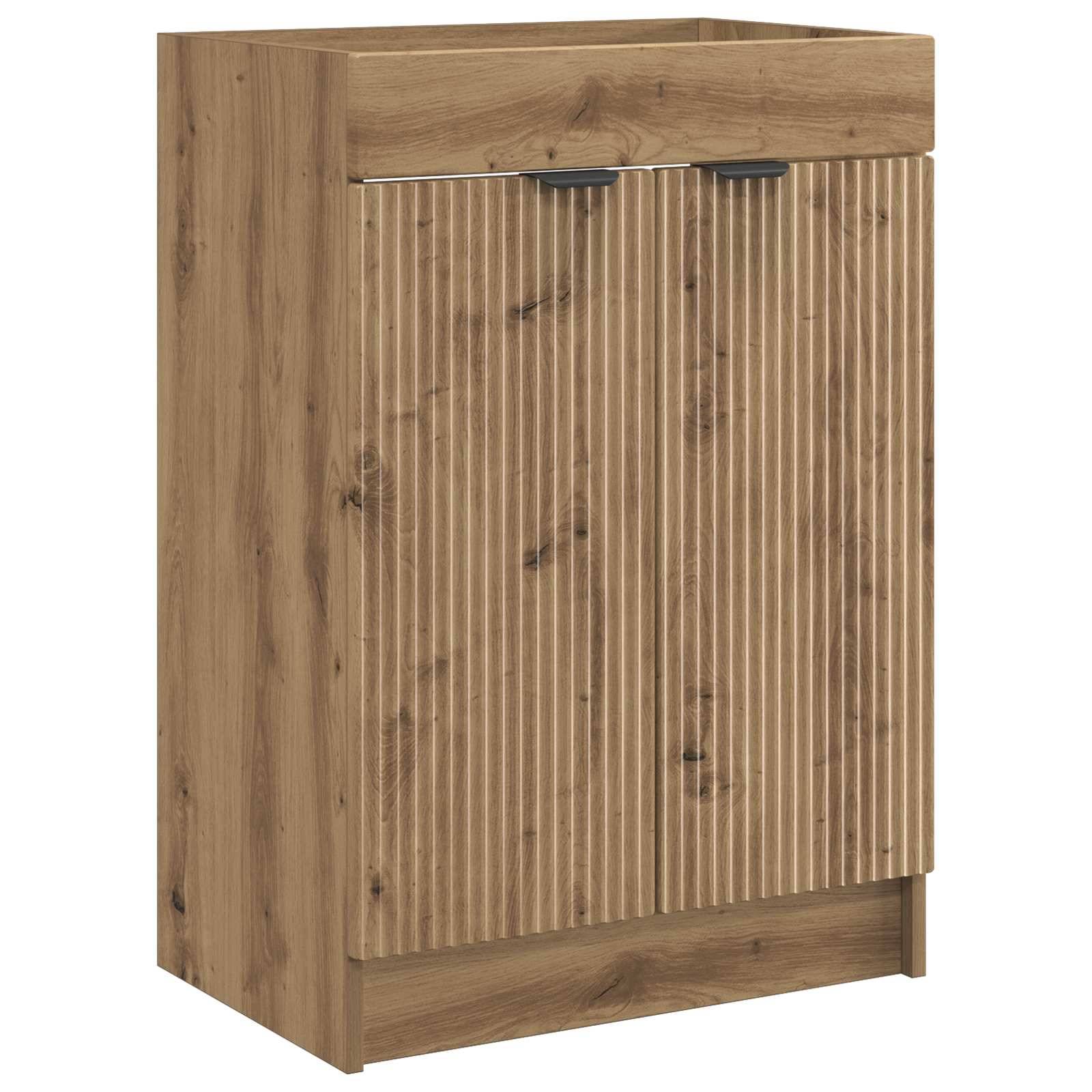 vidaXL Unter dem Waschbecken Badschrank Artisan-Eiche
