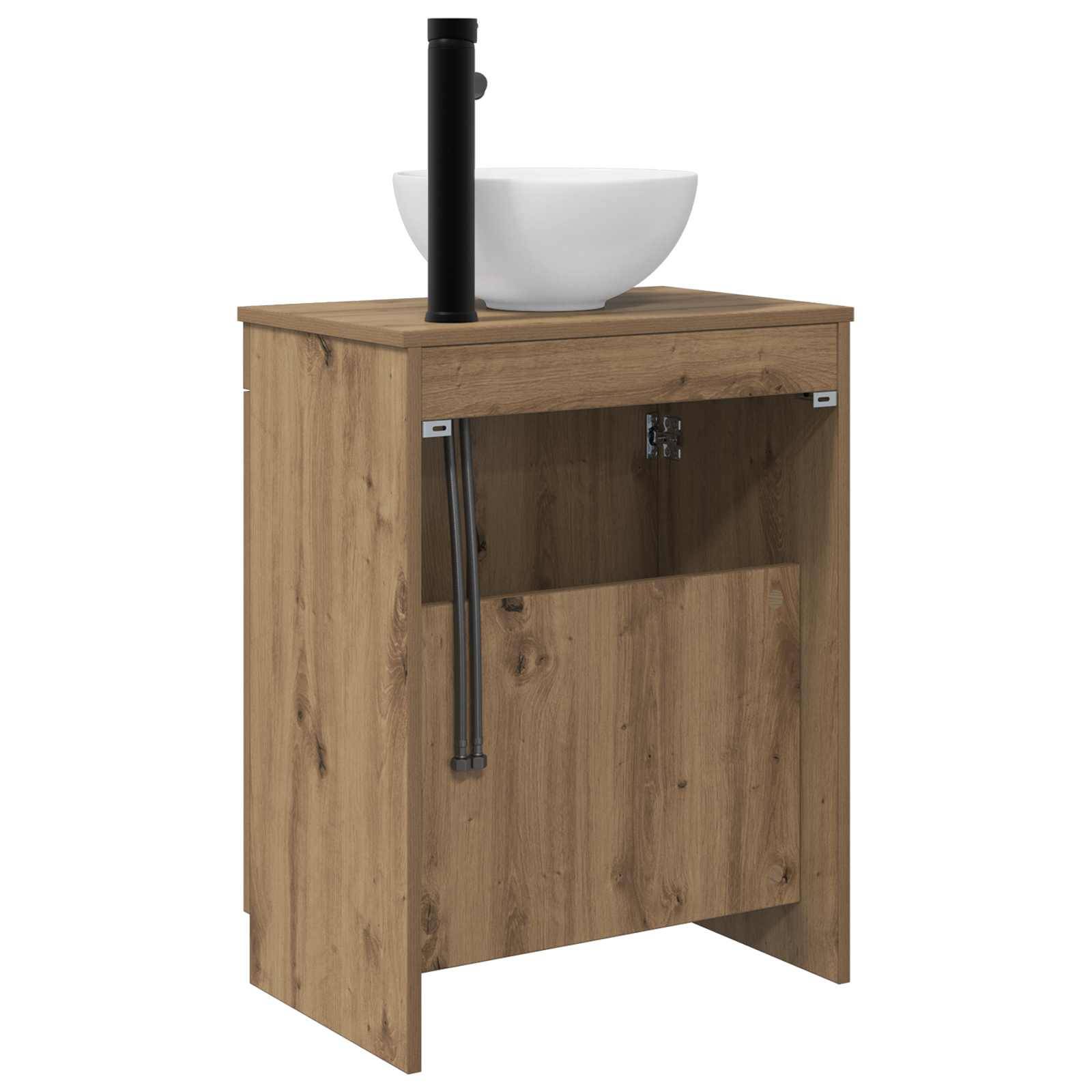 vidaXL Badezimmerschrank mit Waschbecken Artisan-Eiche 54 x 35 x 83 cm