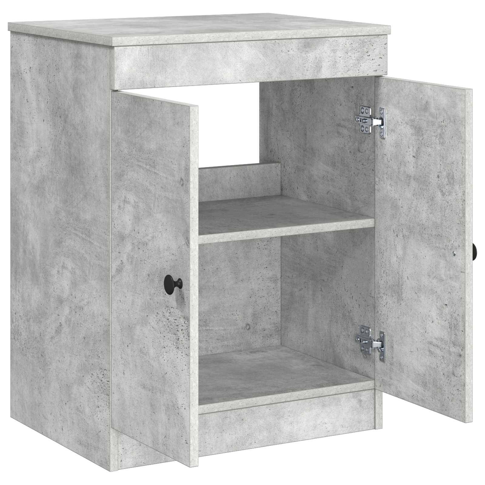 vidaXL Badezimmerschrank Betongrau 54 x 41 x 70 cm Holzwerkstoff
