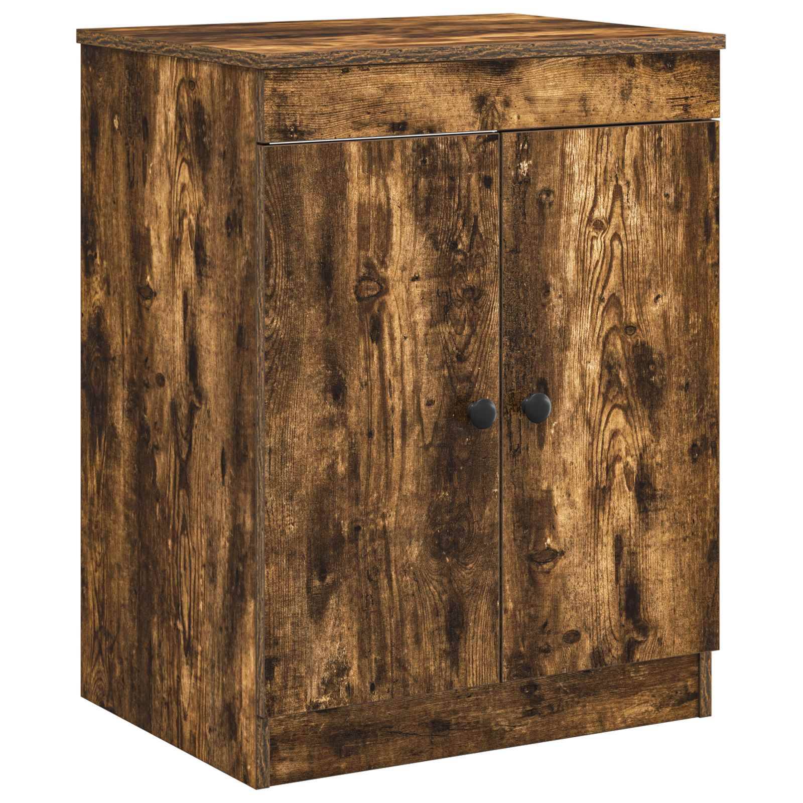 vidaXL Badezimmerschrank Geräucherte Eiche 54 x 41 x 70 cm
