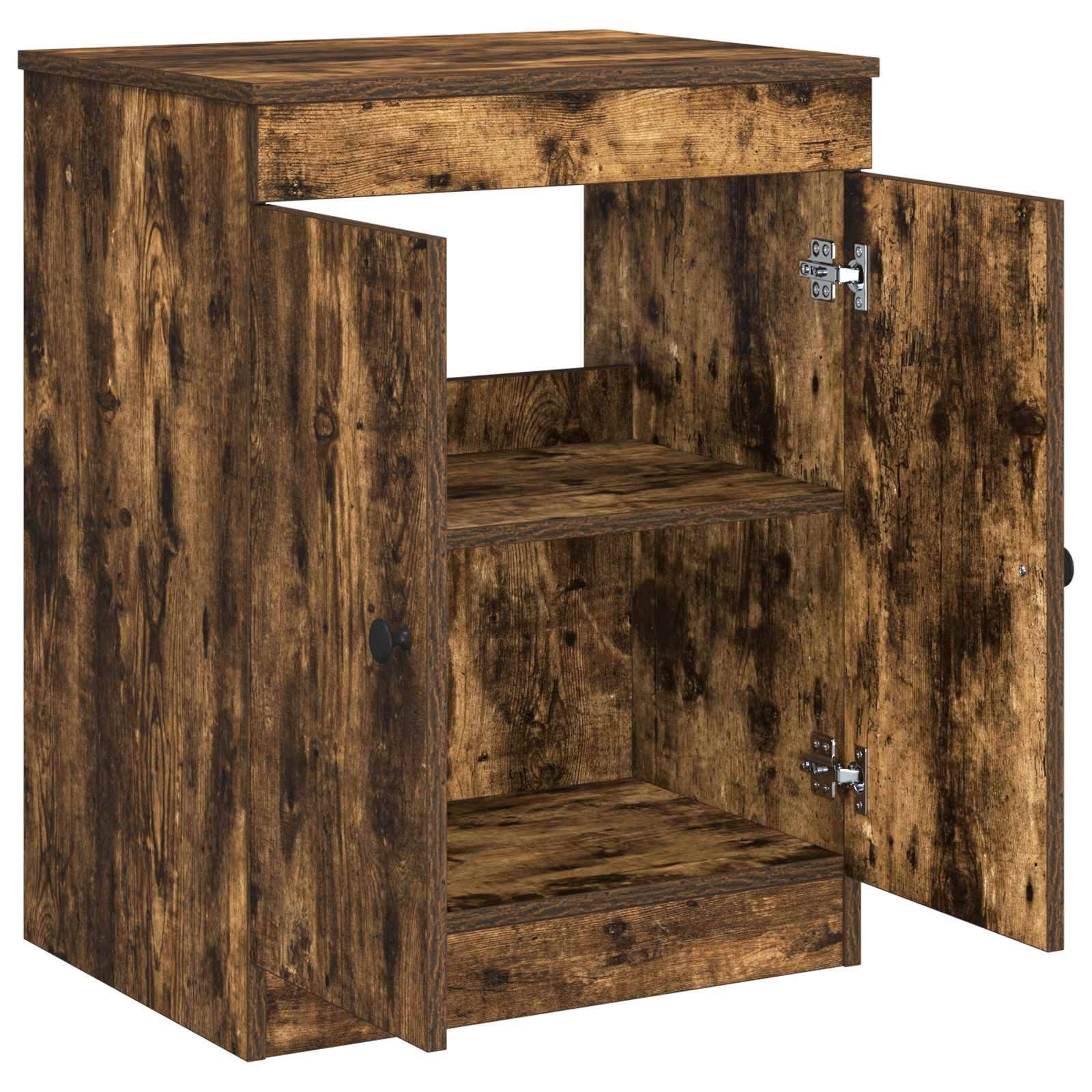 vidaXL Badezimmerschrank Geräucherte Eiche 54 x 41 x 70 cm