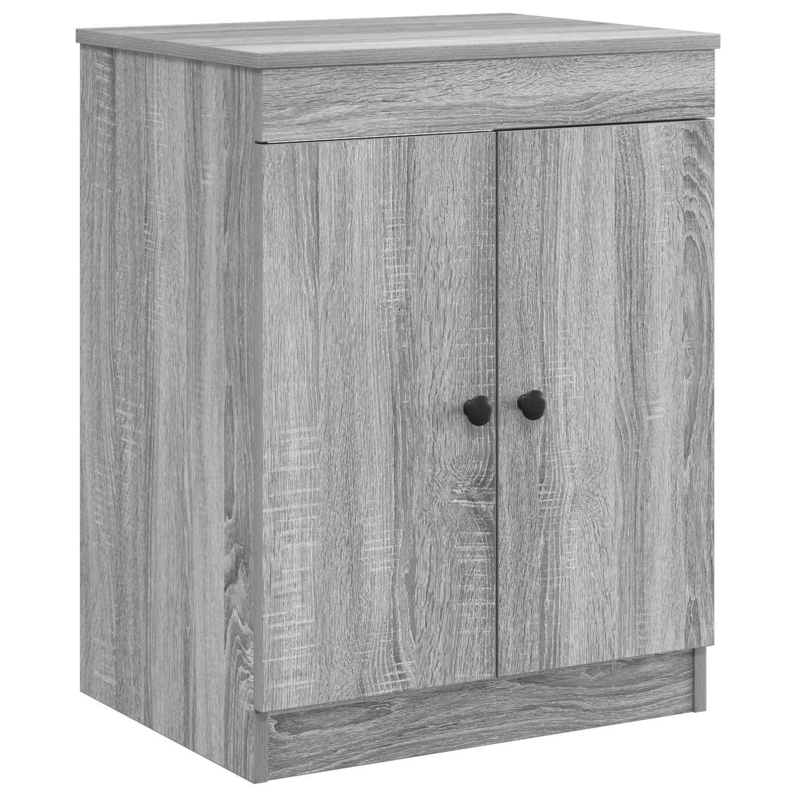vidaXL Badezimmerschrank Grau Sonoma 54 x 41 x 70 cm Holzwerkstoff