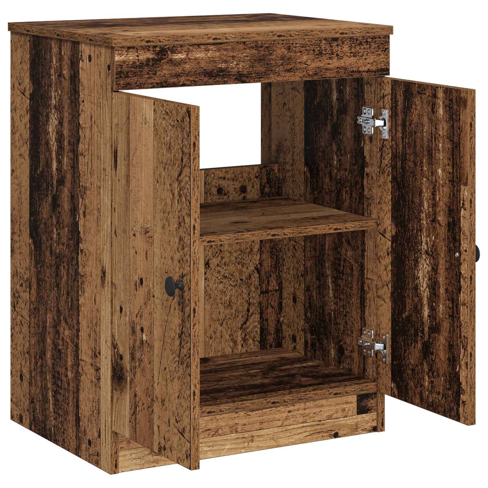 vidaXL Badezimmerschrank Altholz 54 x 41 x 70 cm Holzwerkstoff