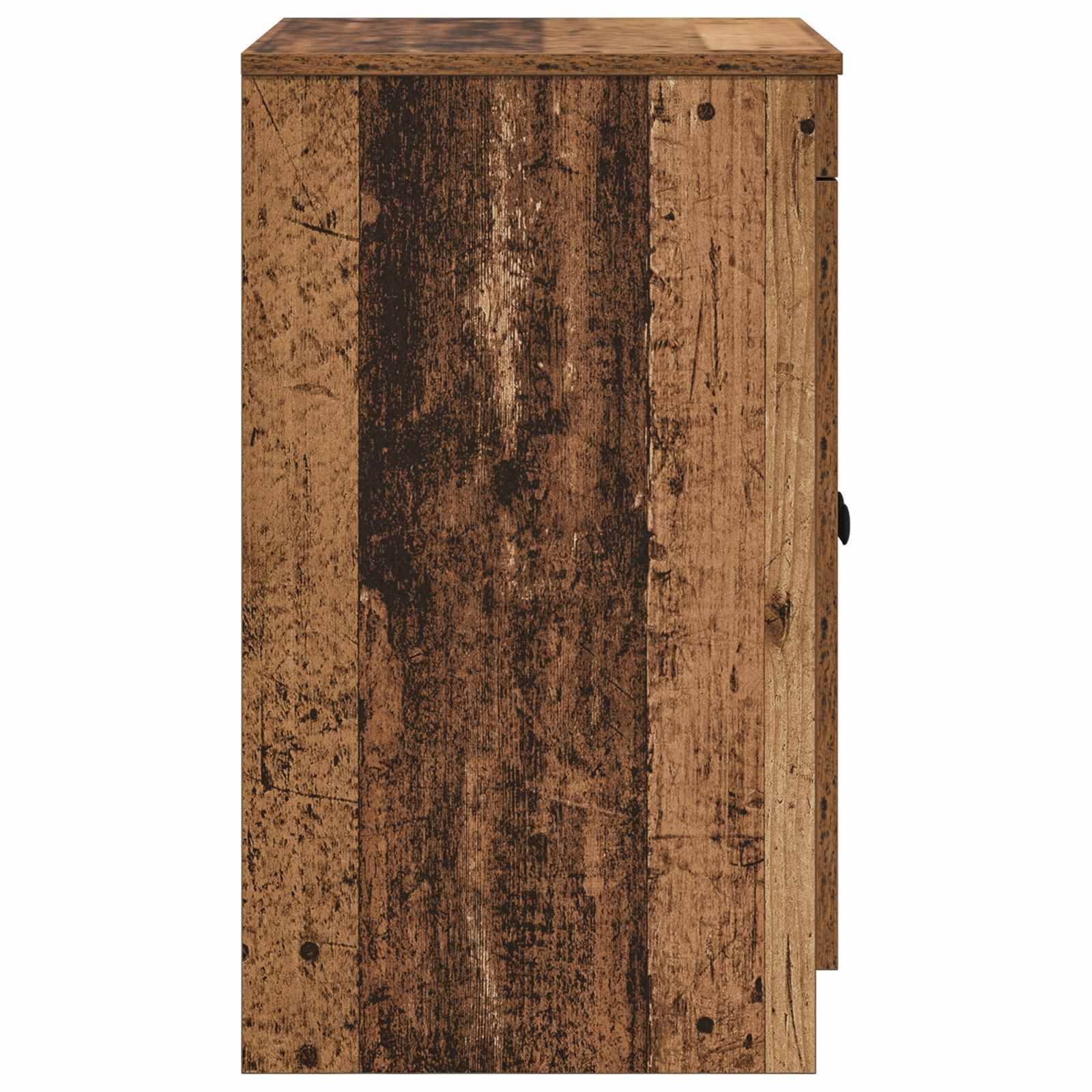 vidaXL Badezimmerschrank Altholz 54 x 41 x 70 cm Holzwerkstoff