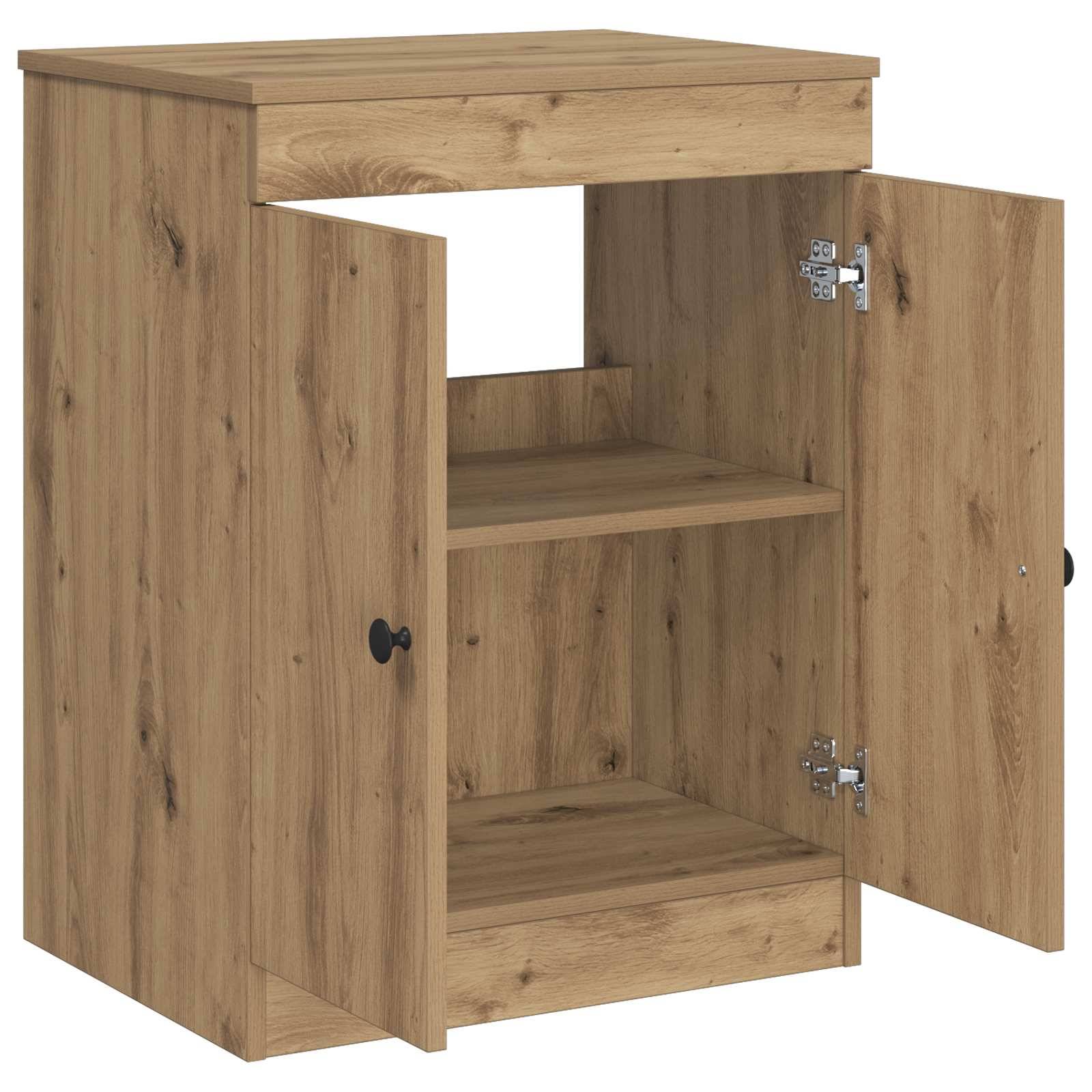 vidaXL Badezimmerschrank Artisan-Eiche 54 x 41 x 70 cm Holzwerkstoff