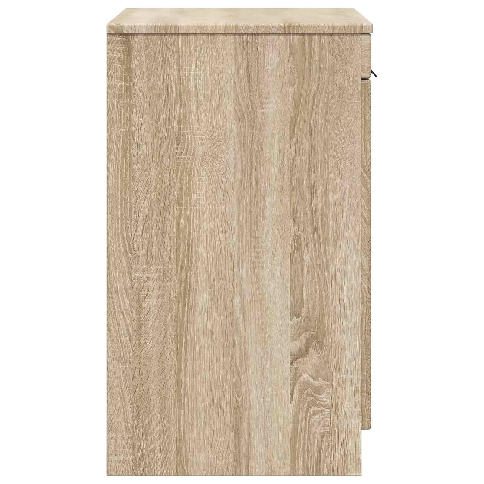 vidaXL Badezimmerschrank Sonoma-Eiche 54 x 41 x 70 cm Holzwerkstoff
