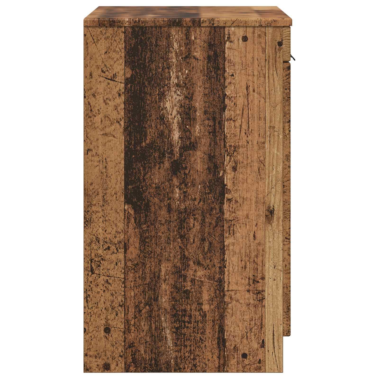 vidaXL Badezimmerschrank Altholz 54 x 41 x 70 cm Holzwerkstoff