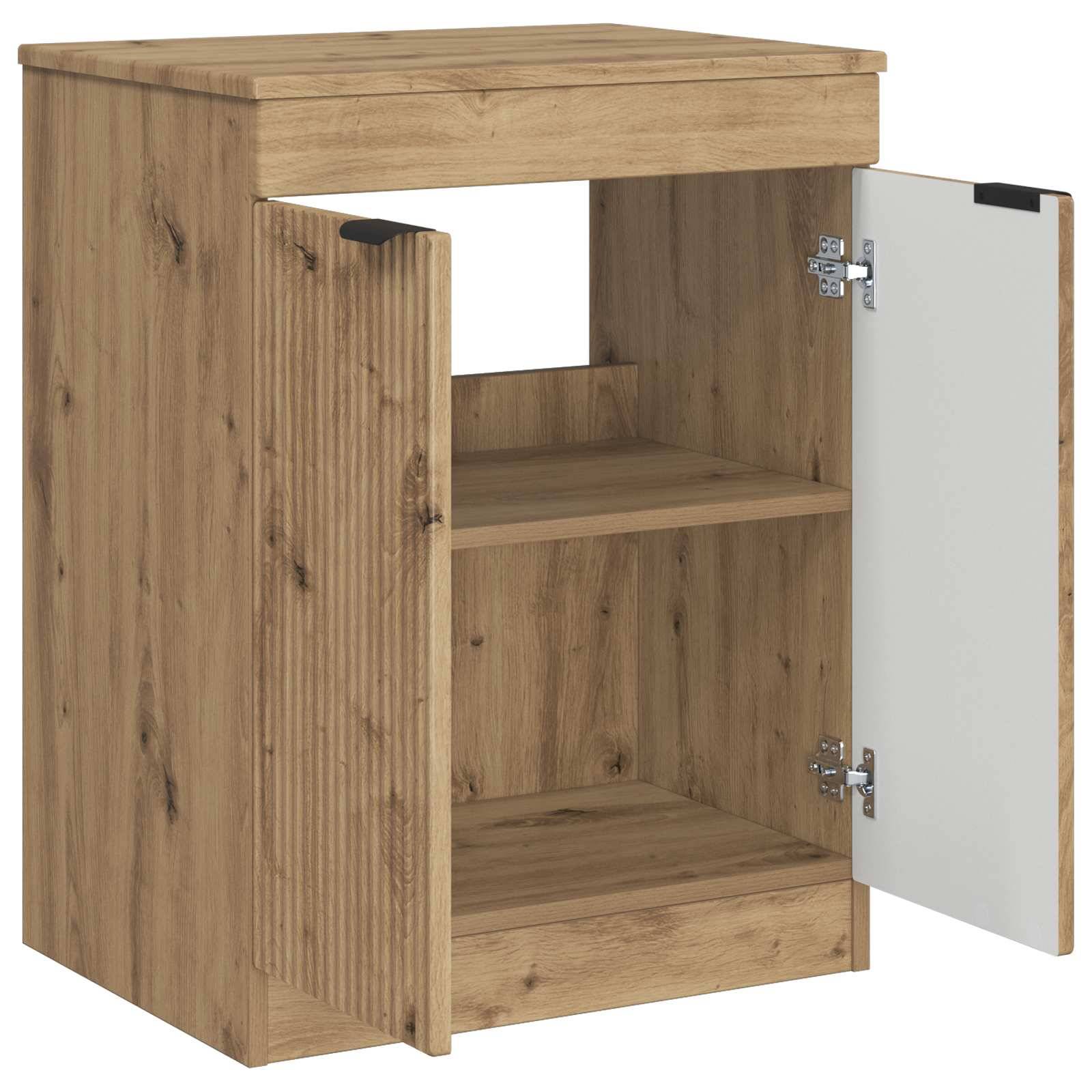 vidaXL Badezimmerschrank Artisan-Eiche 54 x 41 x 70 cm Holzwerkstoff