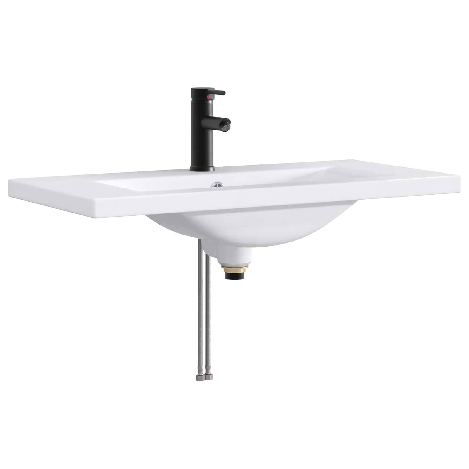 vidaXL Badezimmermöbel-Set Artisan-Eiche 78,5 x 37,5 x 81 cm