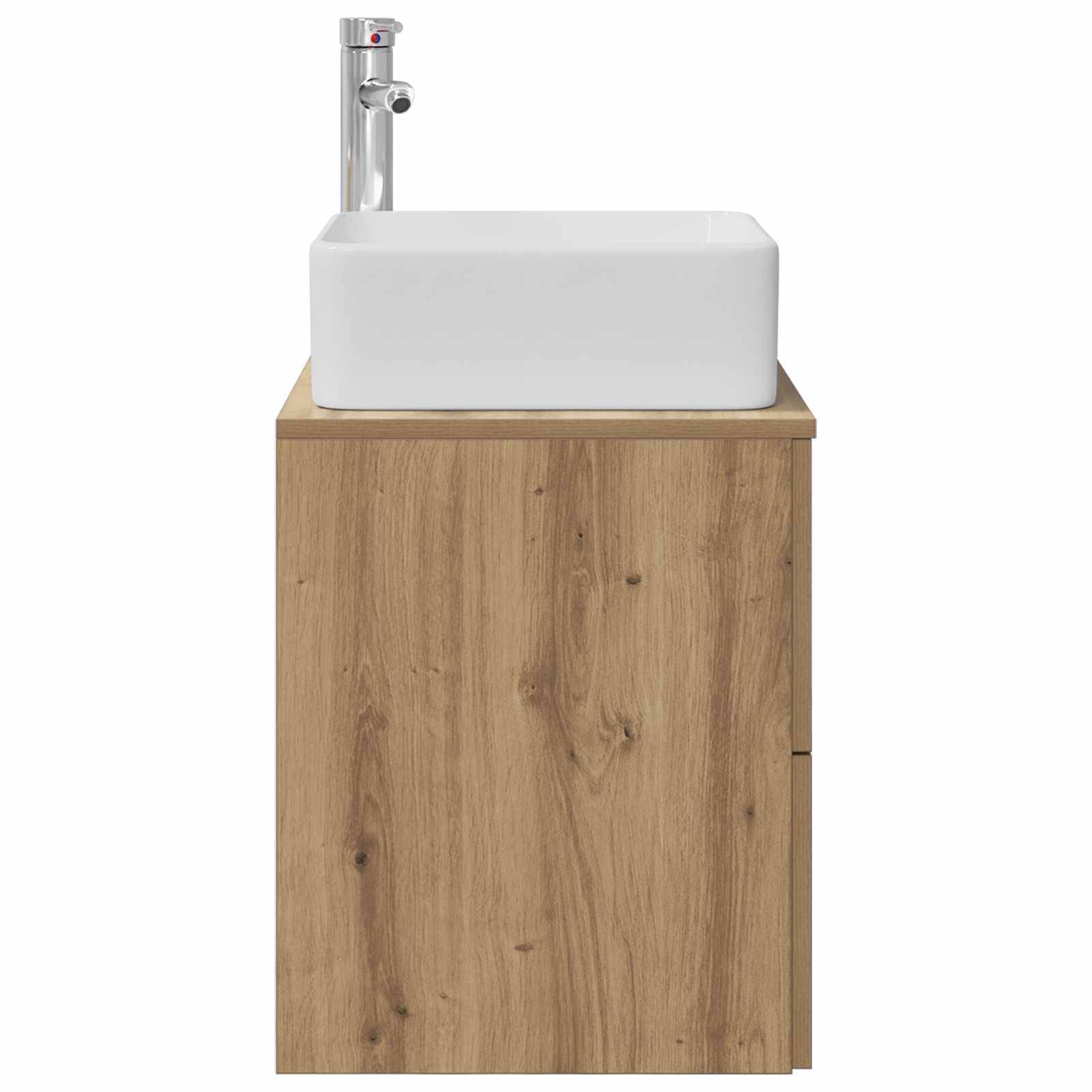 vidaXL Wandmontierte Waschtisch Artisan-Eiche 49,5 x 41 x 63 cm