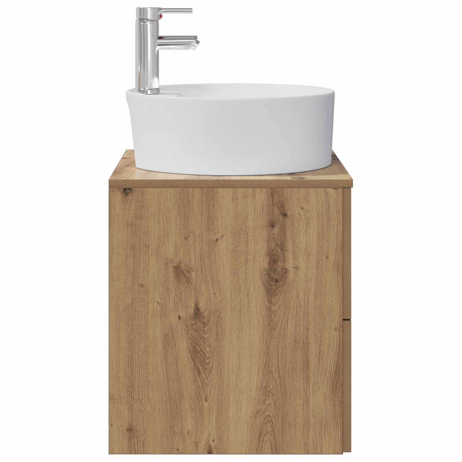vidaXL Wandmontierte Waschtisch Artisan-Eiche 49,5 x 44,5 x 65 cm