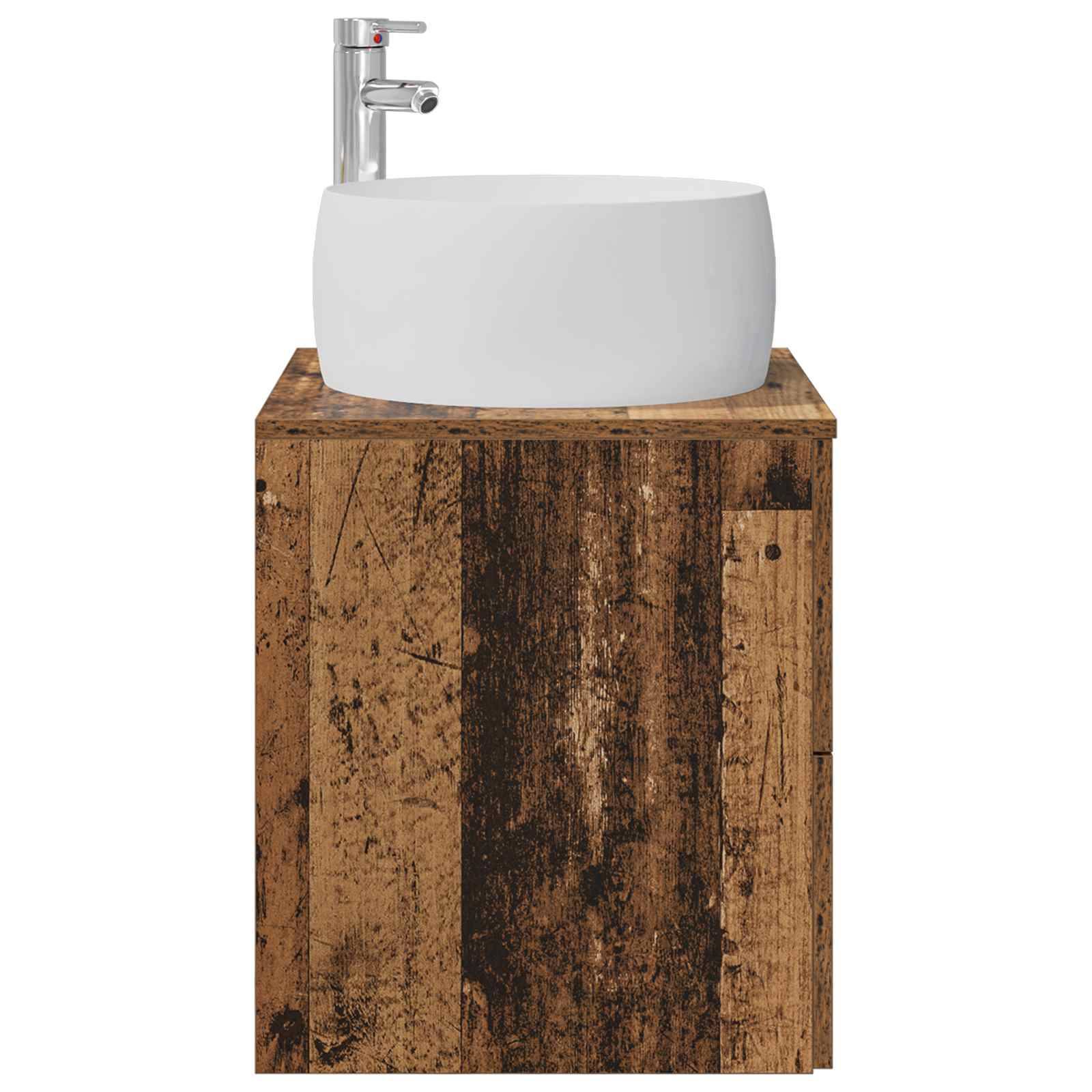 vidaXL Wandmontierte Waschtisch Altholz 49,5 x 44,5 x 66 cm