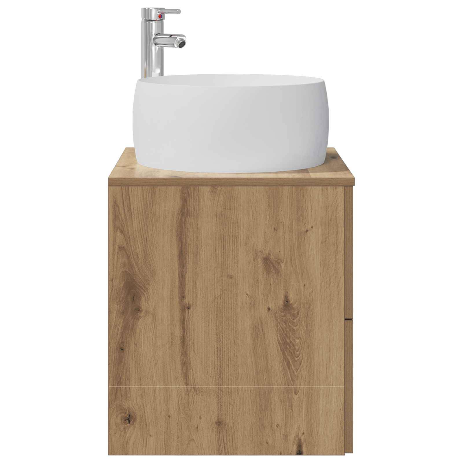 vidaXL Wandmontierte Waschtisch Artisan-Eiche 49,5 x 44,5 x 66 cm