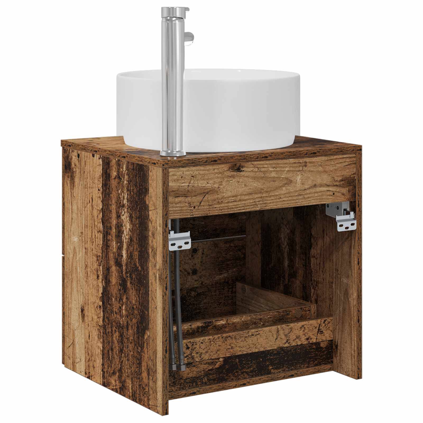 vidaXL Wandmontierte Waschtisch Altholz 49,5 x 44,5 x 65,5 cm