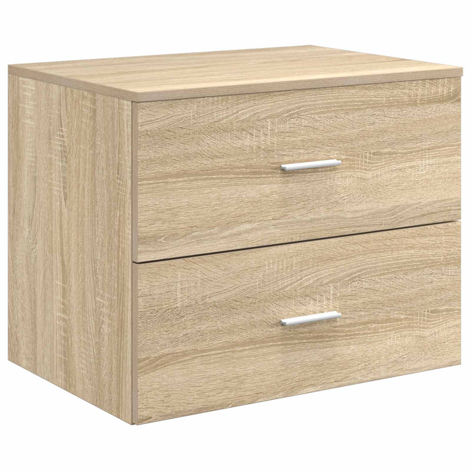 vidaXL Wandaufbewahrung Badezimmer Sonoma-Eiche 62,5 x 44,5 x 50 cm