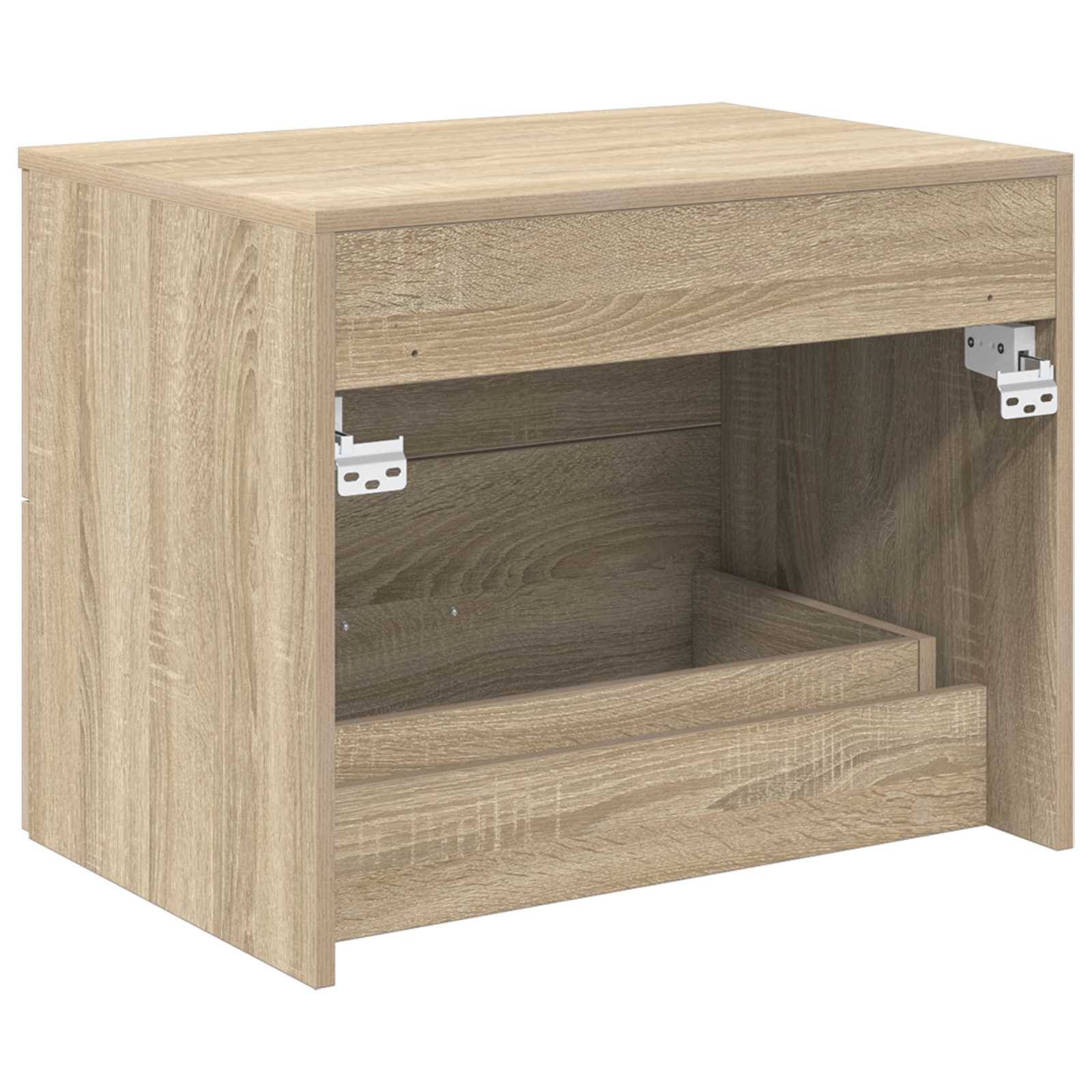 vidaXL Wandaufbewahrung Badezimmer Sonoma-Eiche 62,5 x 44,5 x 50 cm