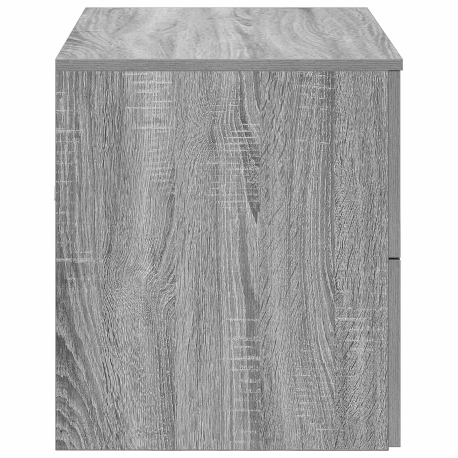 vidaXL Wandaufbewahrung Badezimmer Grau Sonoma 62,5 x 44,5 x 50 cm