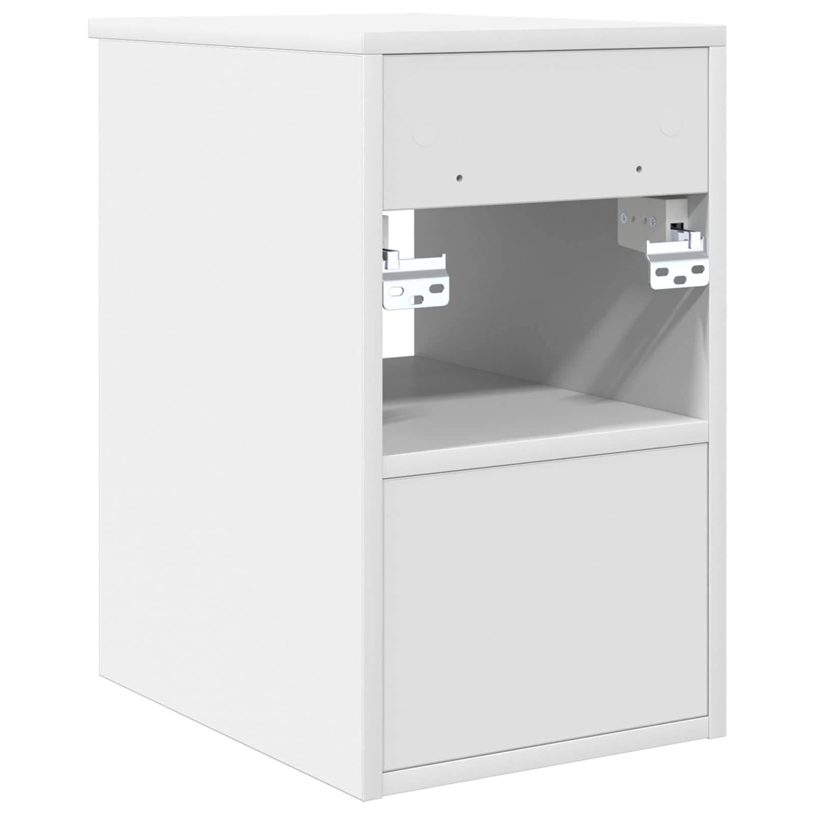 vidaXL Badezimmerschrank Inzwischen Weiß 30 x 35 x 50 cm Holzwerkstoff