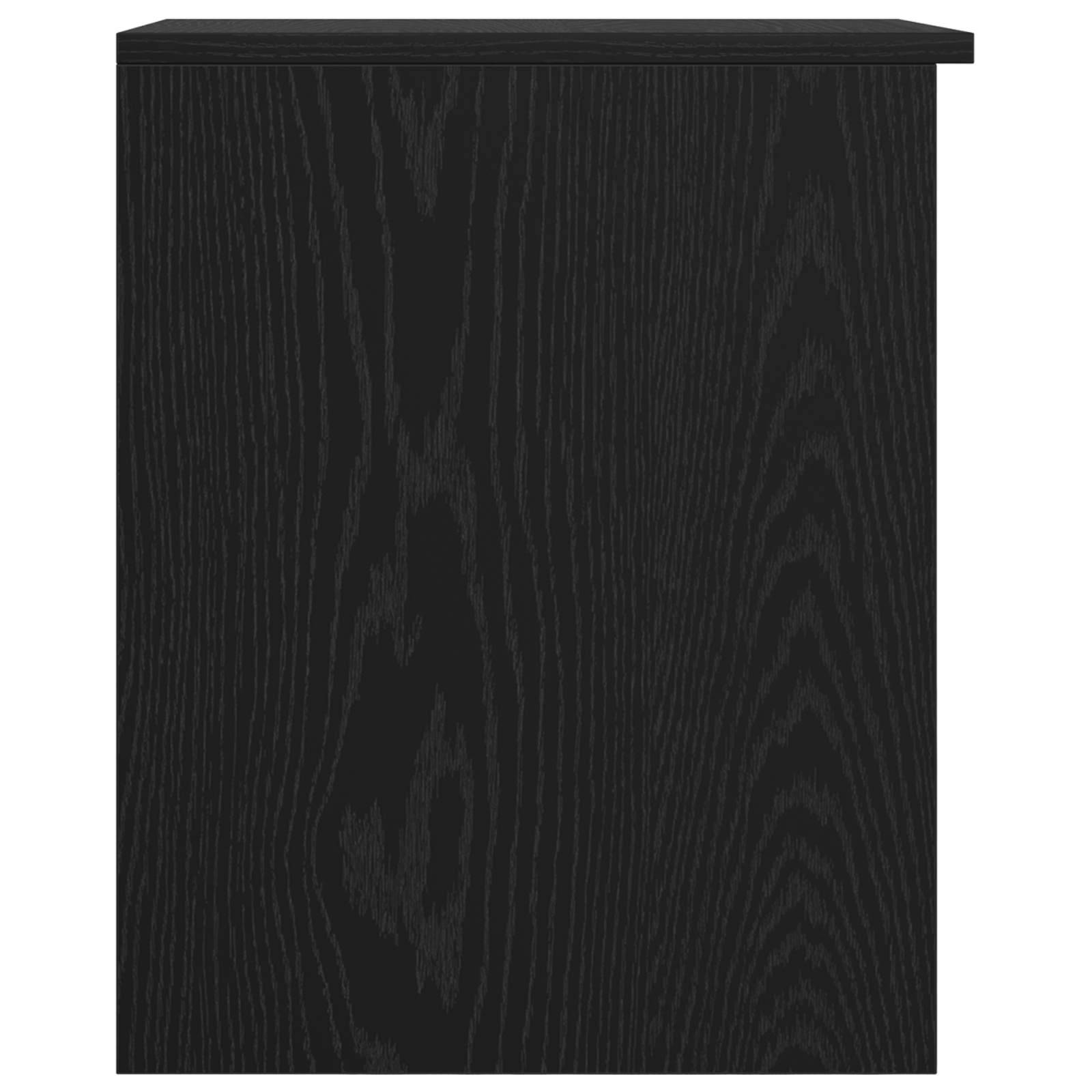 vidaXL Badezimmerschrank Inzwischen Schwarze Eiche 30 x 35 x 50 cm