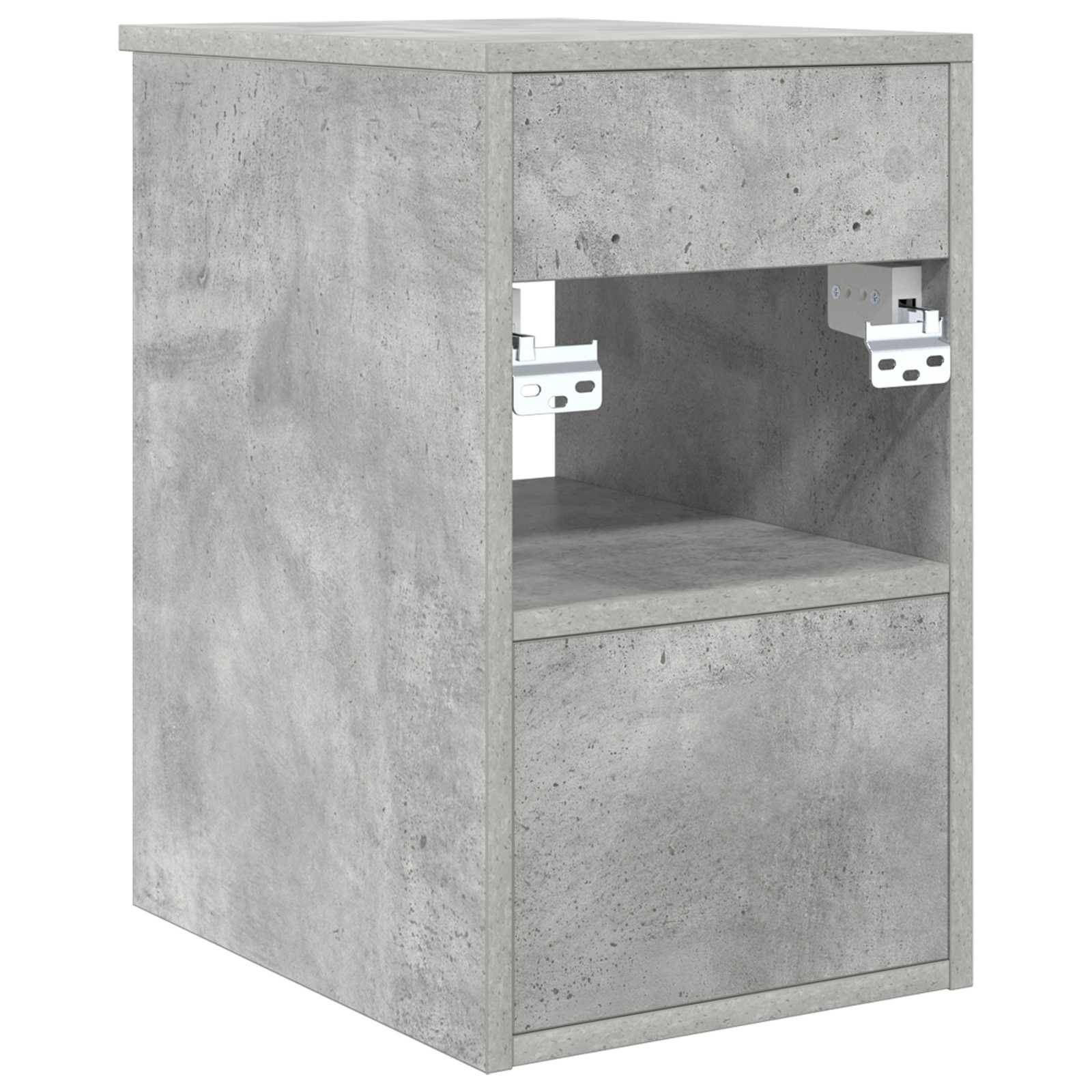 vidaXL Badezimmerschrank Inzwischen Betongrau 30 x 35 x 50 cm
