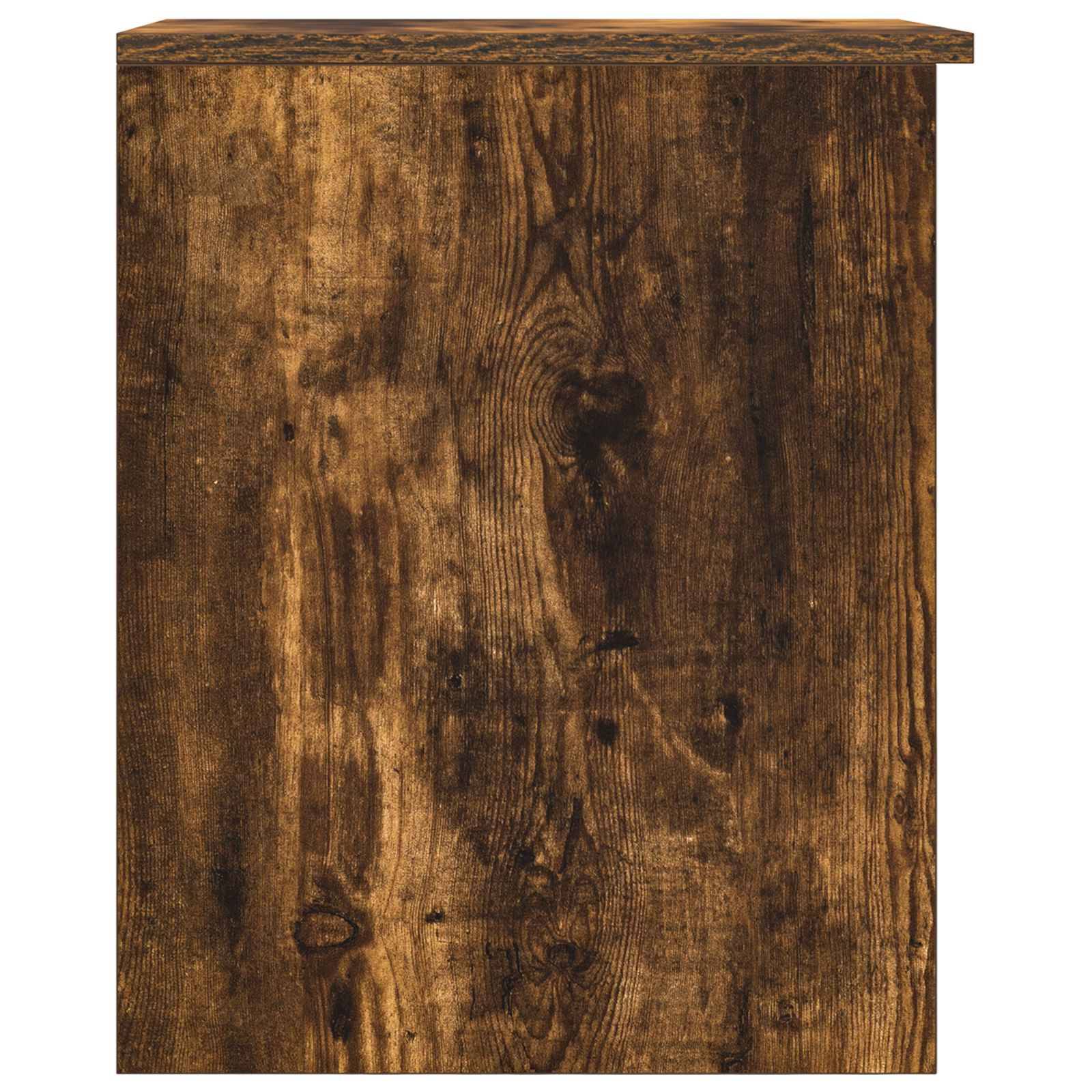 vidaXL Badezimmerschrank Inzwischen Geräucherte Eiche 30 x 35 x 50 cm