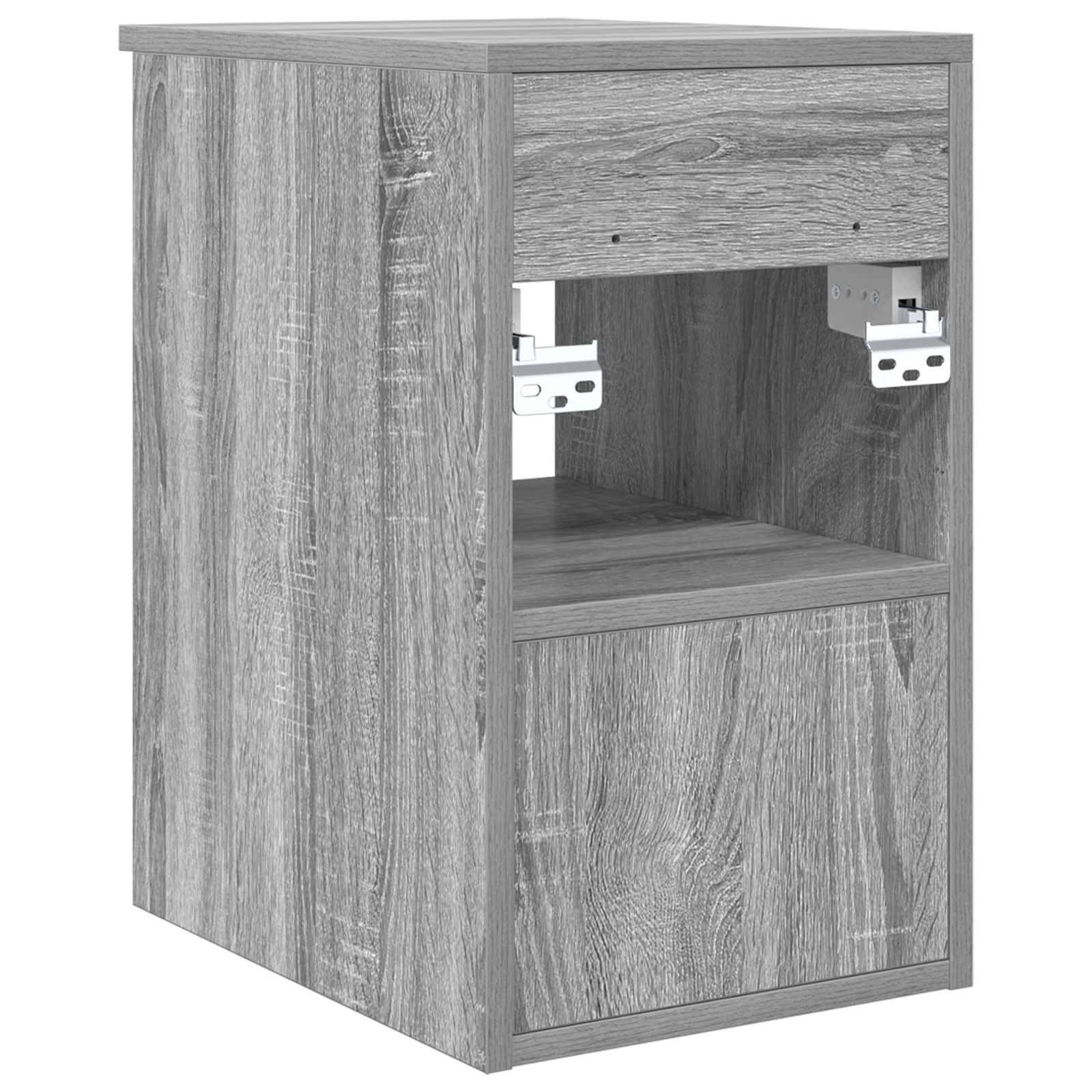 vidaXL Badezimmerschrank Inzwischen Grau Sonoma 30 x 35 x 50 cm