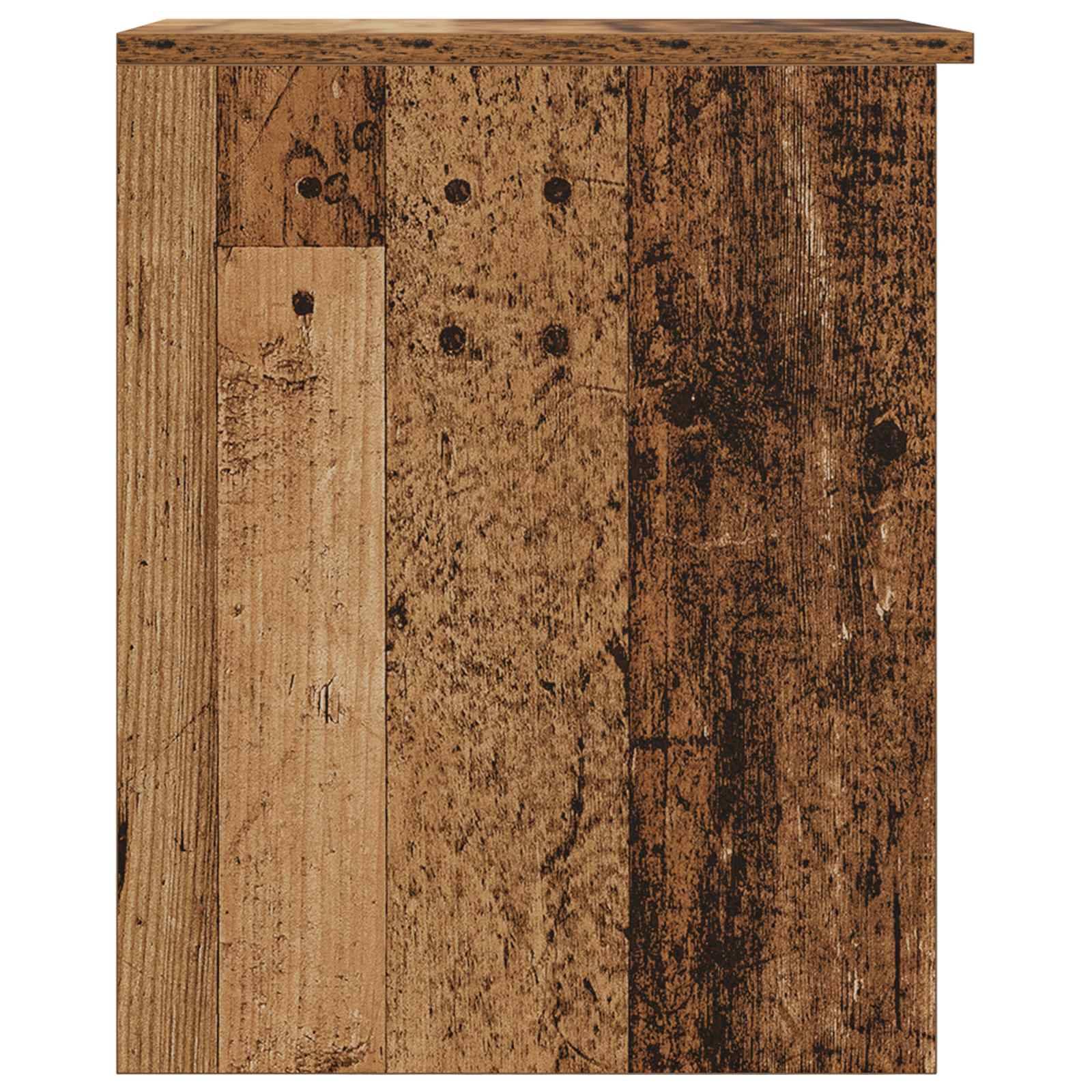 vidaXL Badezimmerschrank Inzwischen Altholz 30 x 35 x 50 cm