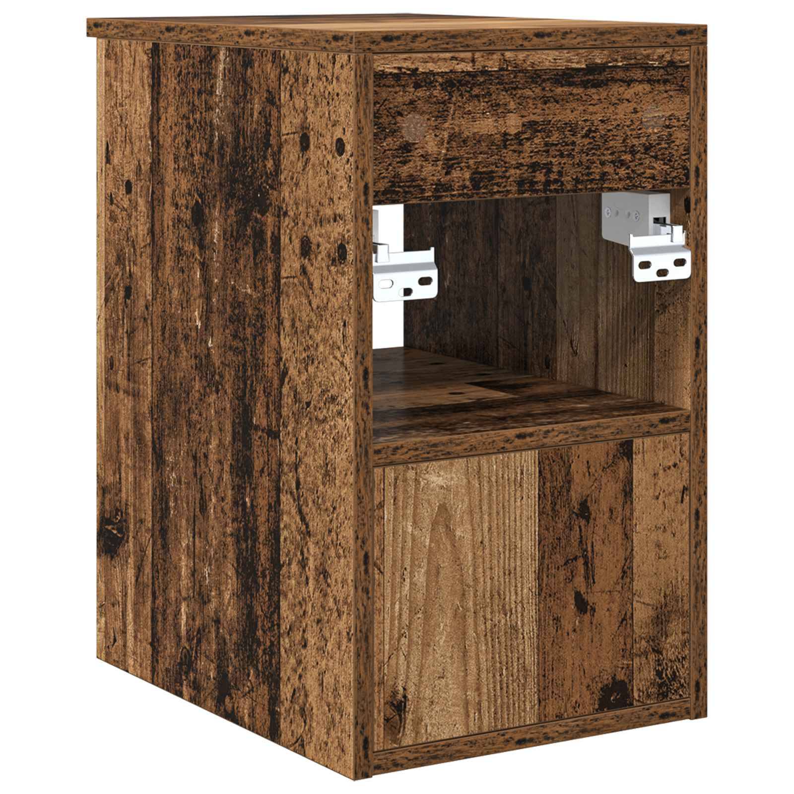 vidaXL Badezimmerschrank Inzwischen Altholz 30 x 35 x 50 cm