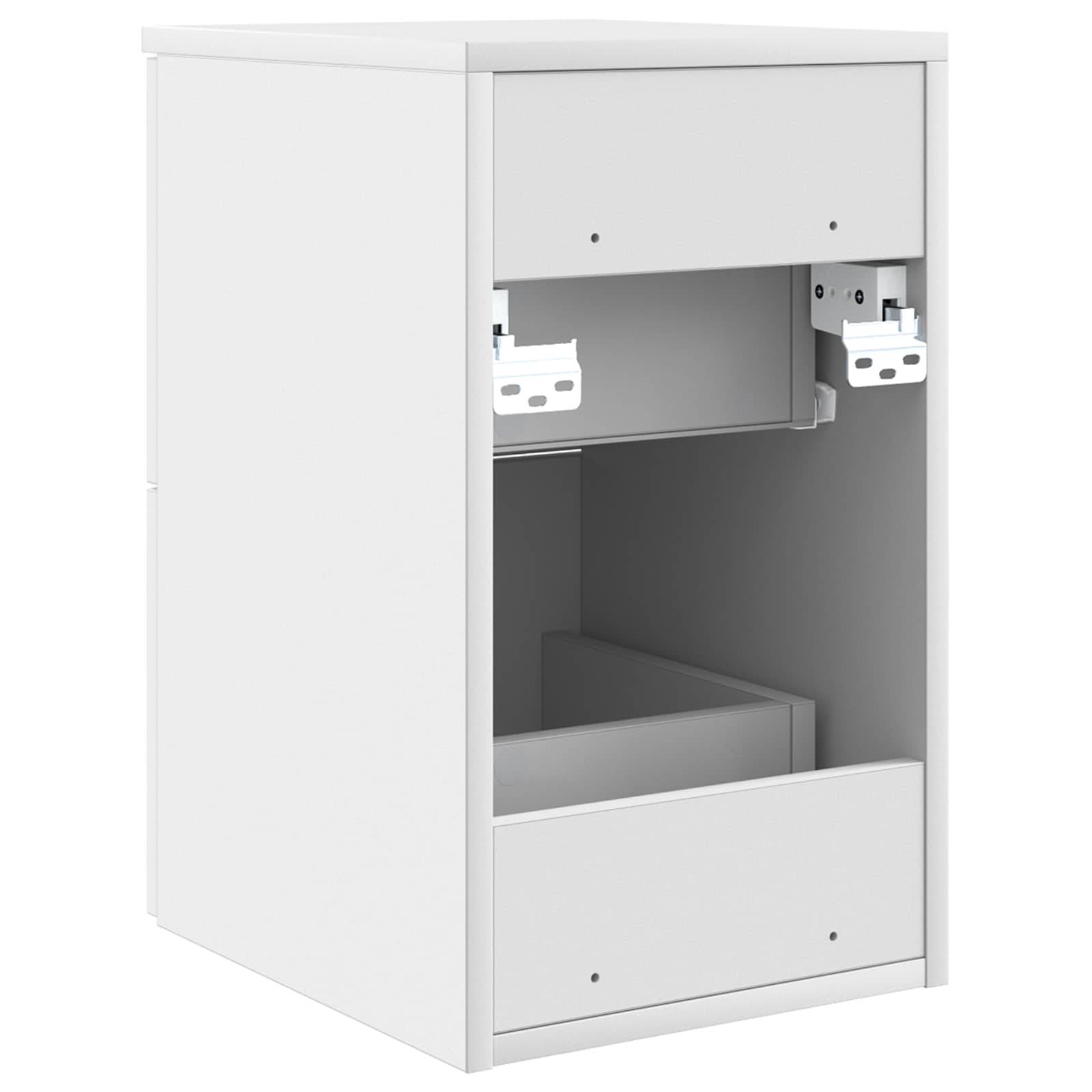 vidaXL Badezimmerschrank Inzwischen Weiß 30 x 35 x 50 cm Holzwerkstoff