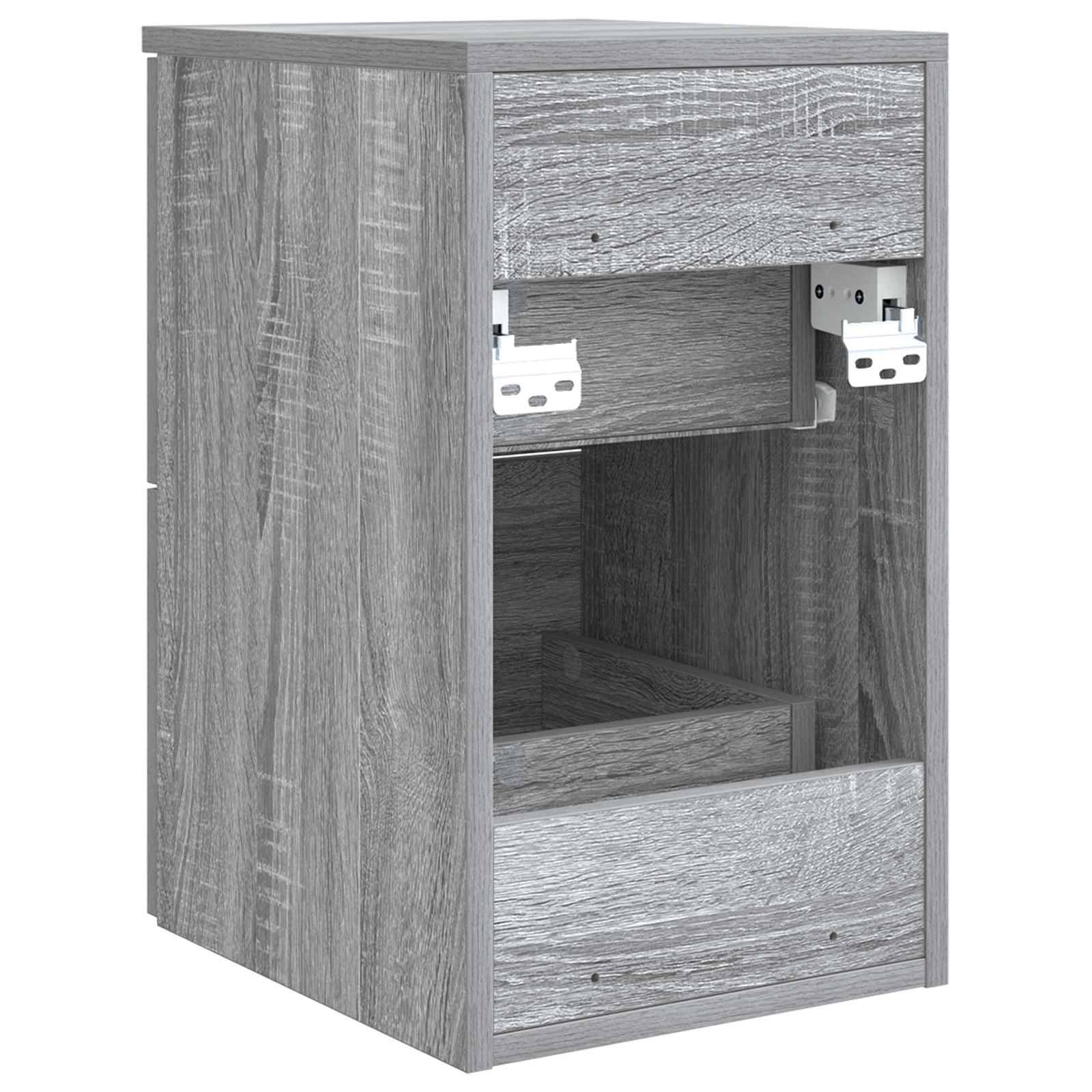 vidaXL Badezimmerschrank Inzwischen Grau Sonoma 30 x 35 x 50 cm