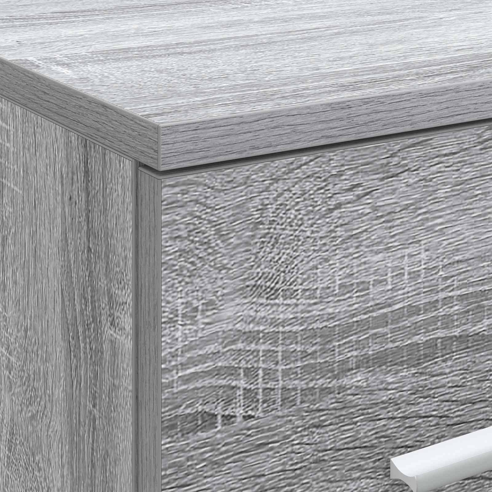 vidaXL Badezimmerschrank Inzwischen Grau Sonoma 30 x 35 x 50 cm
