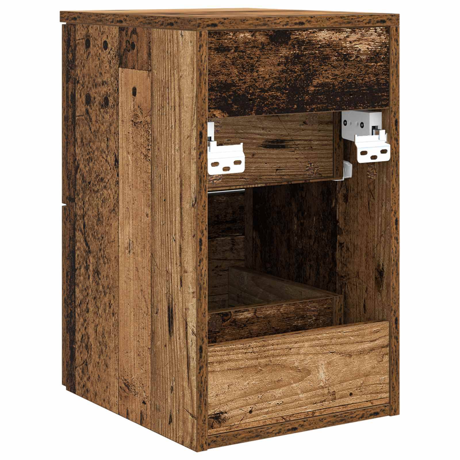 vidaXL Badezimmerschrank Inzwischen Altholz 30 x 35 x 50 cm