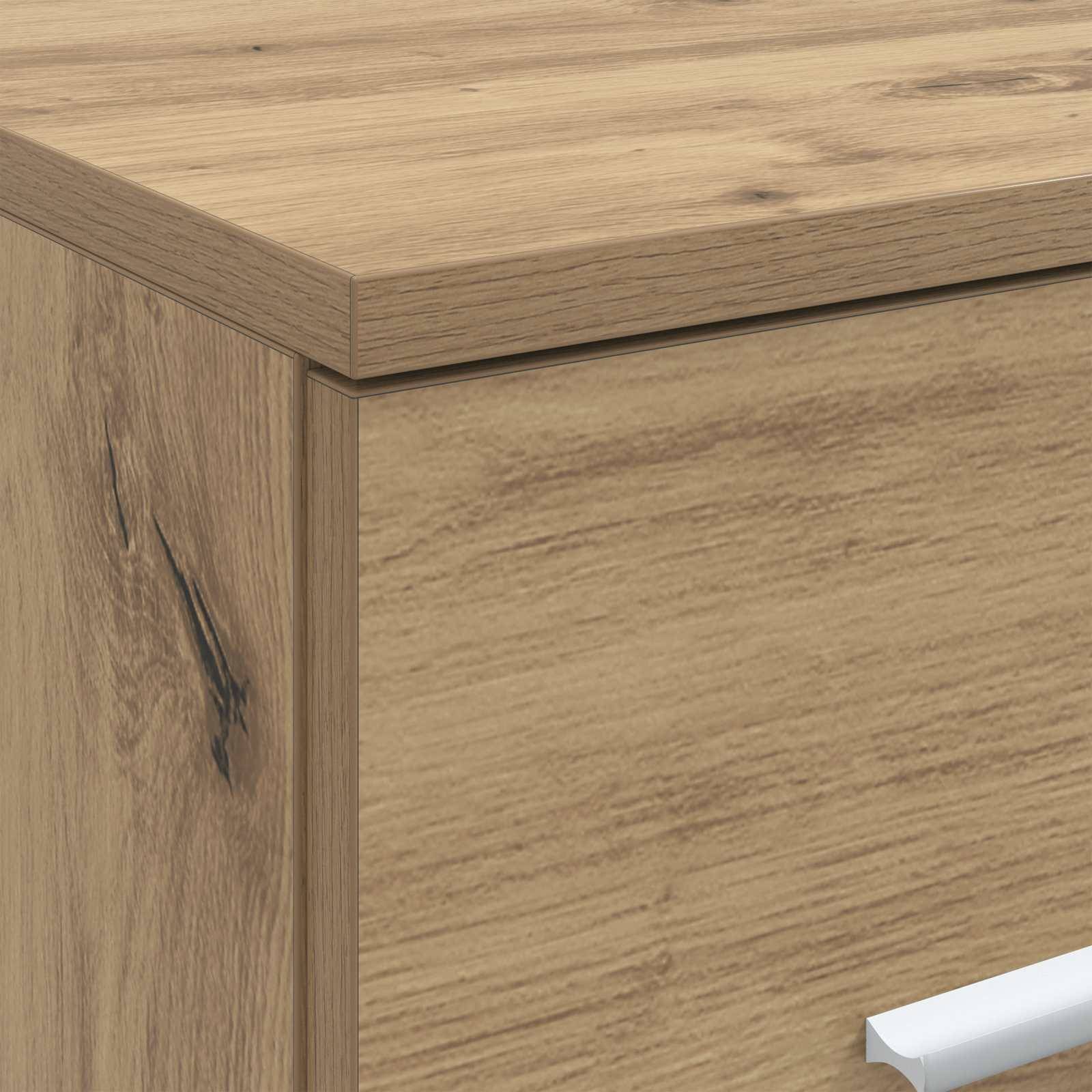 vidaXL Badezimmerschrank Inzwischen Artisan-Eiche 30 x 35 x 50 cm