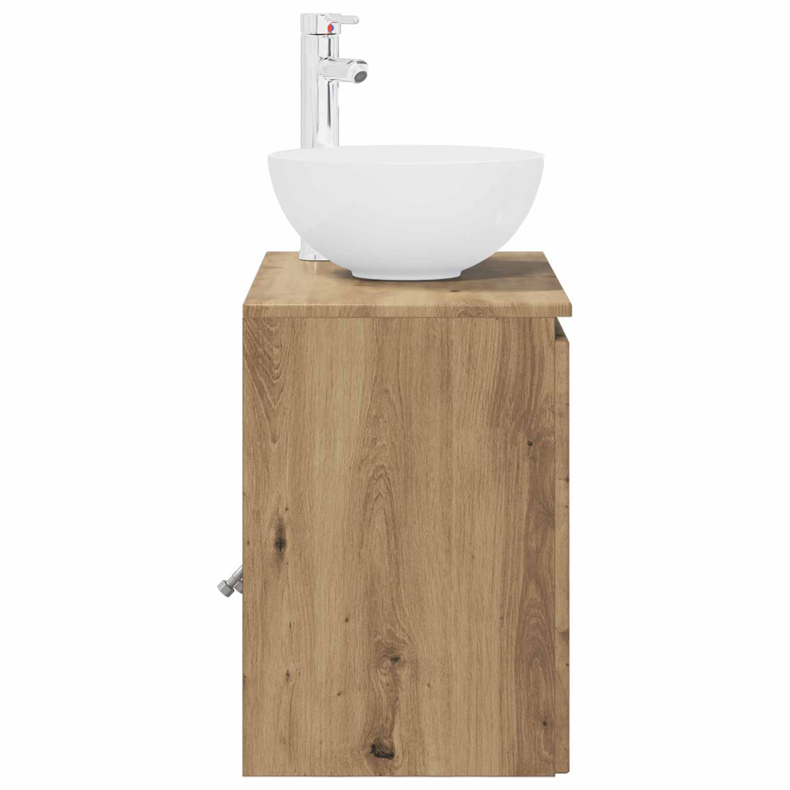 vidaXL Wandmontierte Waschtisch Artisan-Eiche 49,5 x 35 x 63 cm