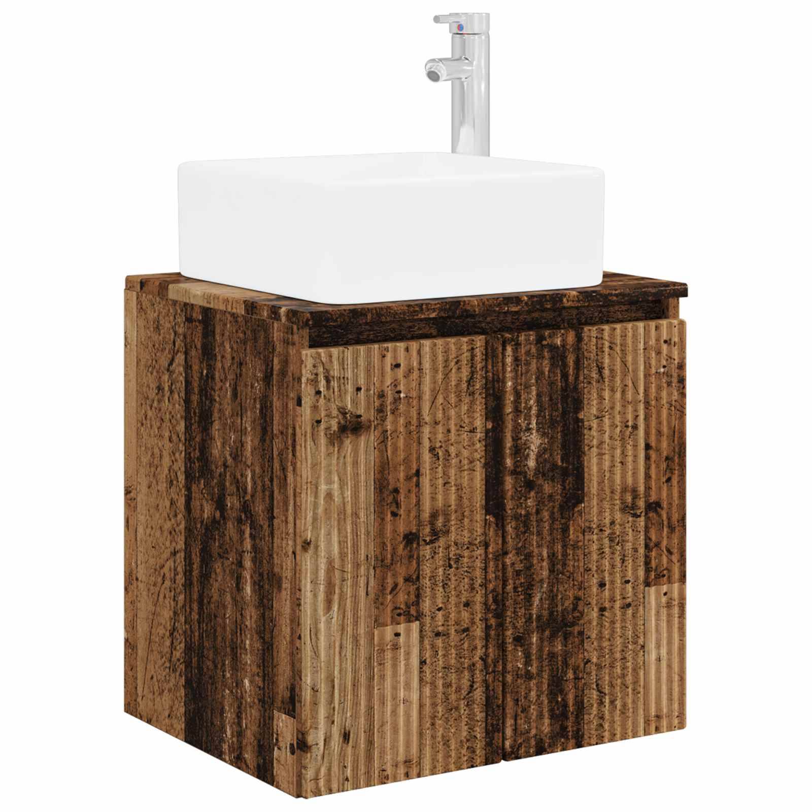 vidaXL Wandmontierte Waschtisch Altholz 49,5 x 41 x 63 cm