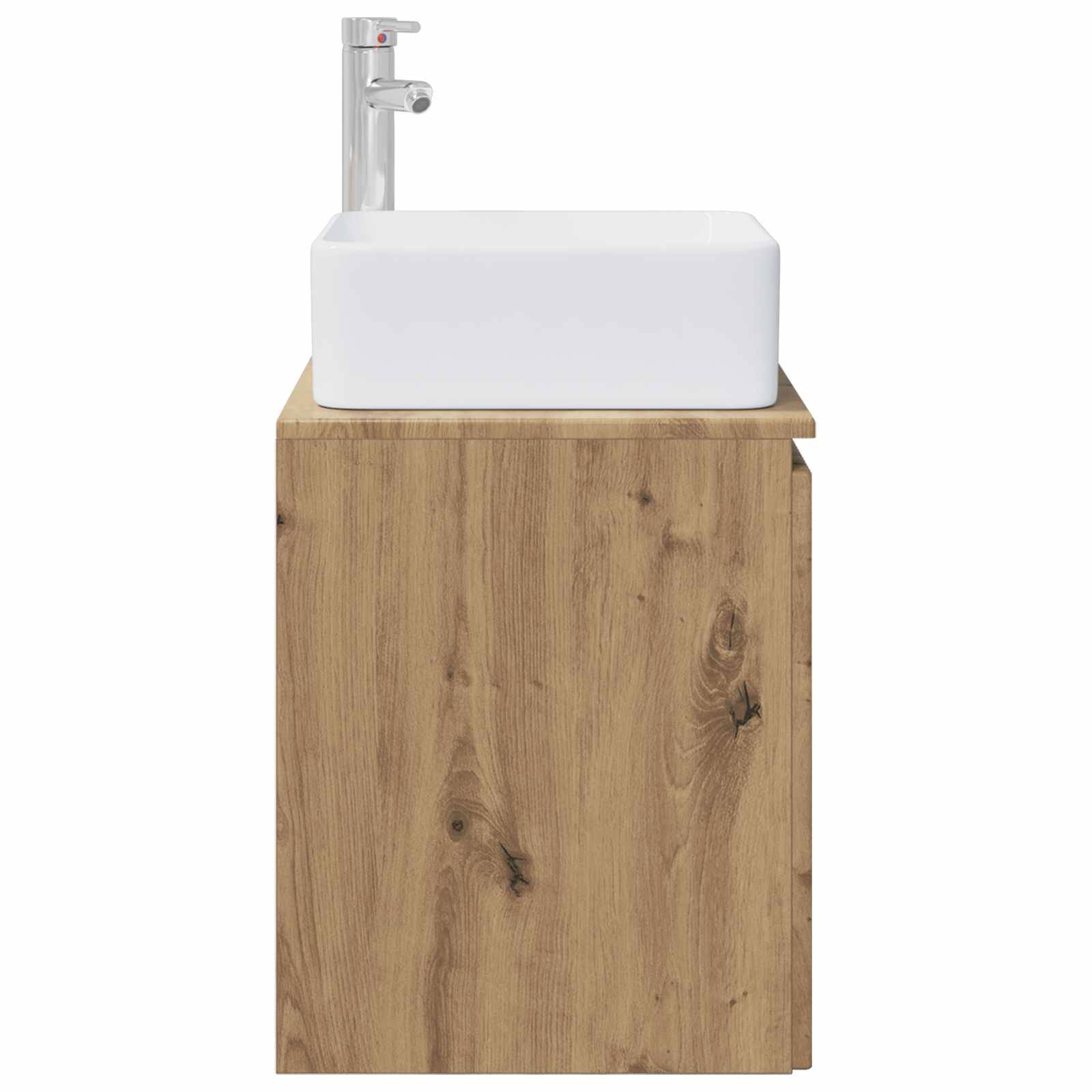 vidaXL Wandmontierte Waschtisch Artisan-Eiche 49,5 x 41 x 63 cm