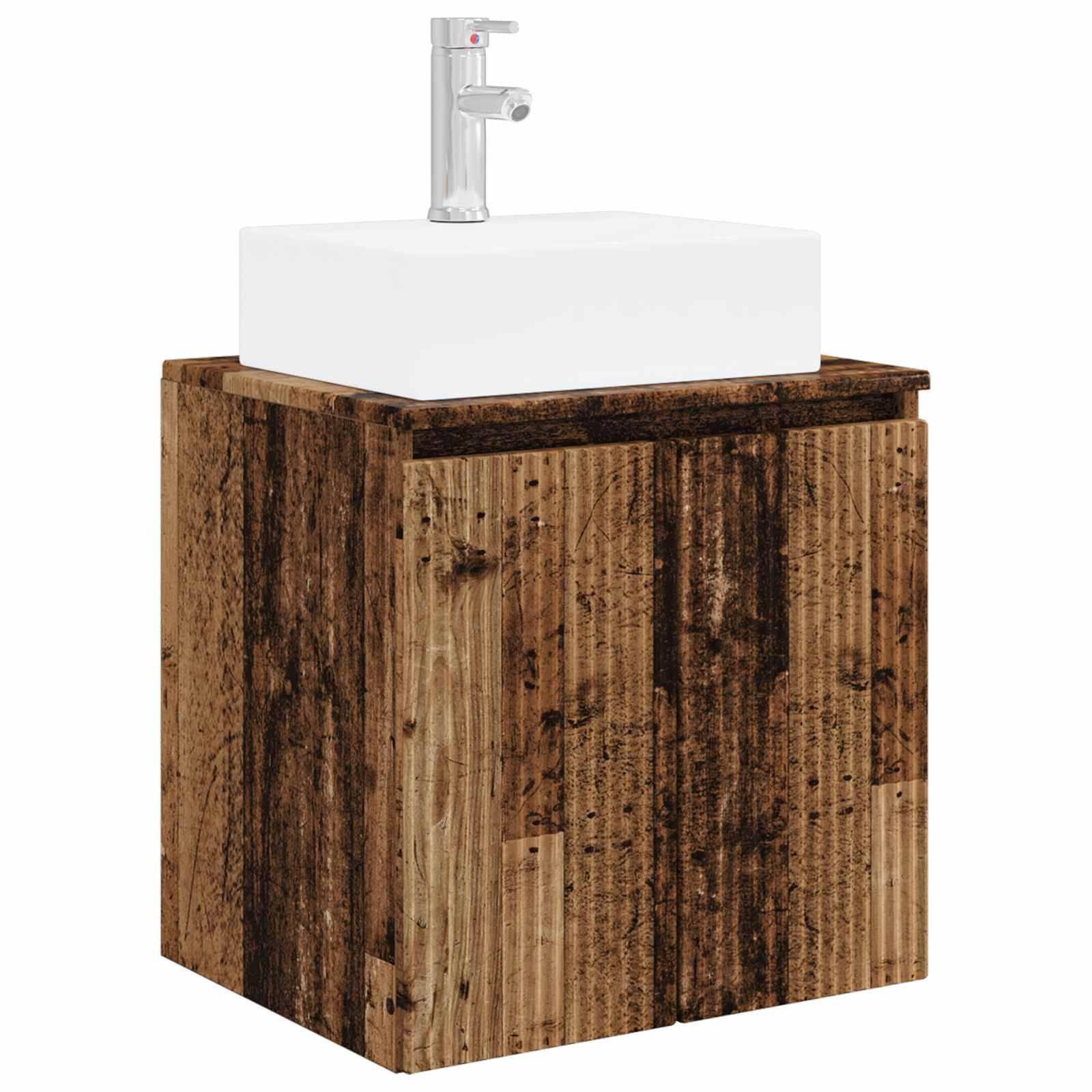 vidaXL Wandmontierte Waschtisch Altholz 49,5 x 41 x 62,5 cm