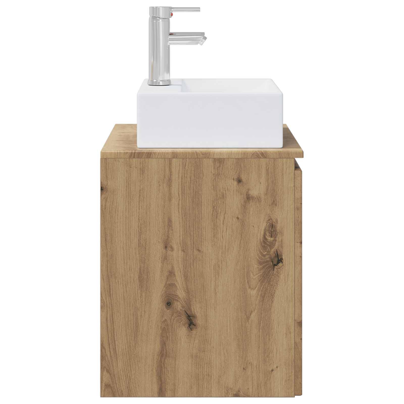 vidaXL Wandmontierte Waschtisch Artisan-Eiche 49,5 x 41 x 62,5 cm