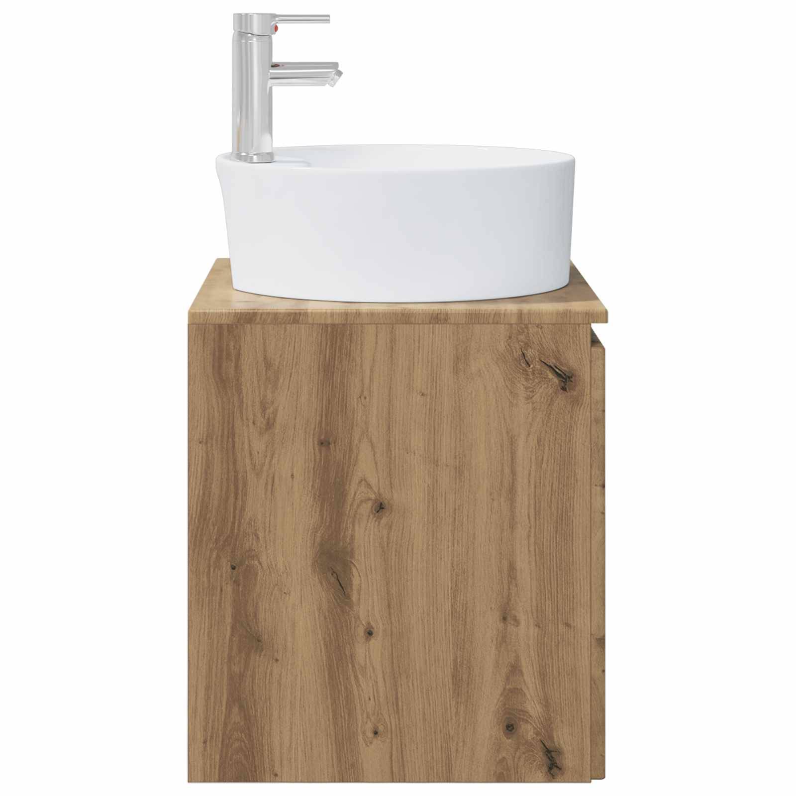 vidaXL Wandmontierte Waschtisch Artisan-Eiche 49,5 x 44,5 x 65 cm