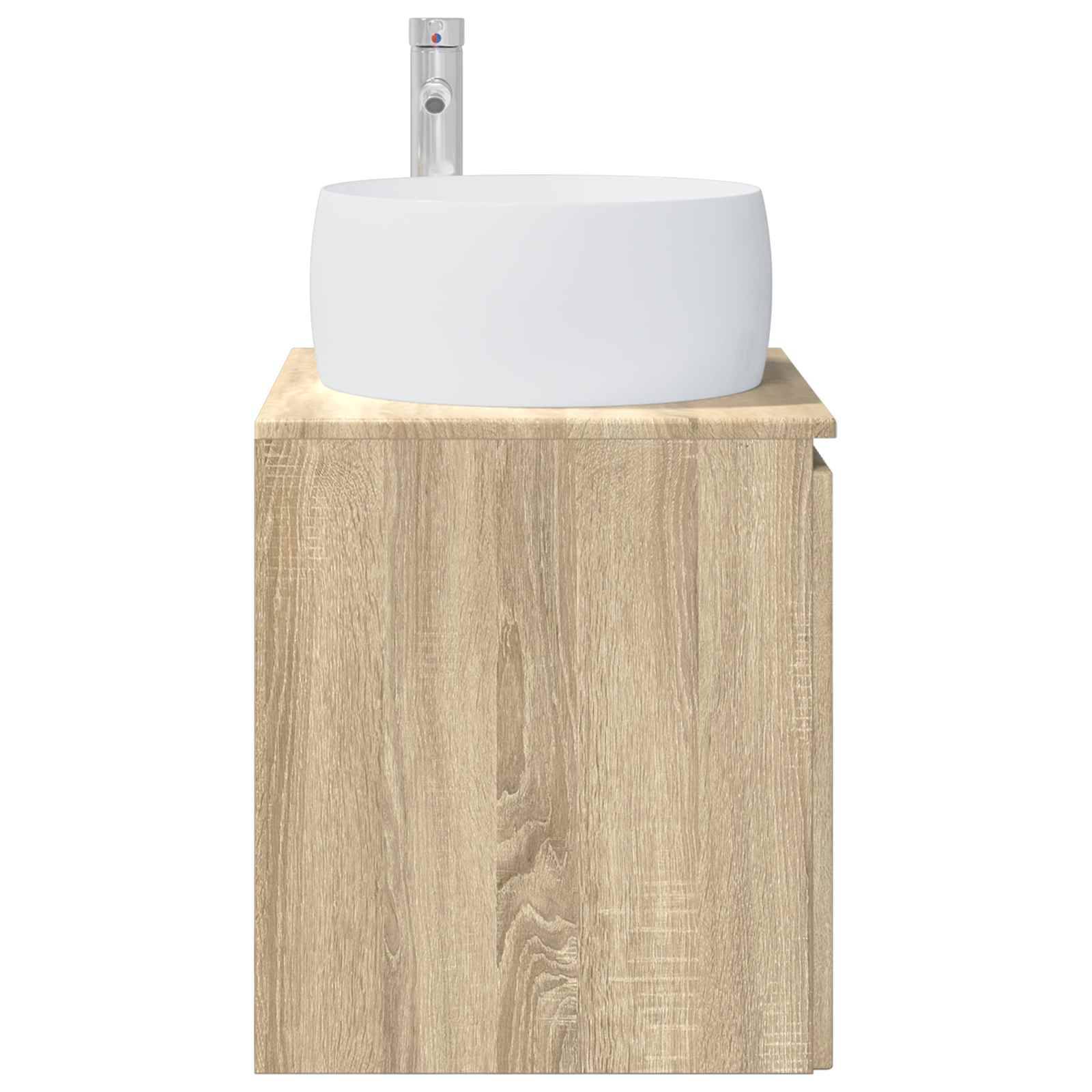 vidaXL Wandmontierte Waschtisch Sonoma-Eiche 49,5 x 44,5 x 66 cm