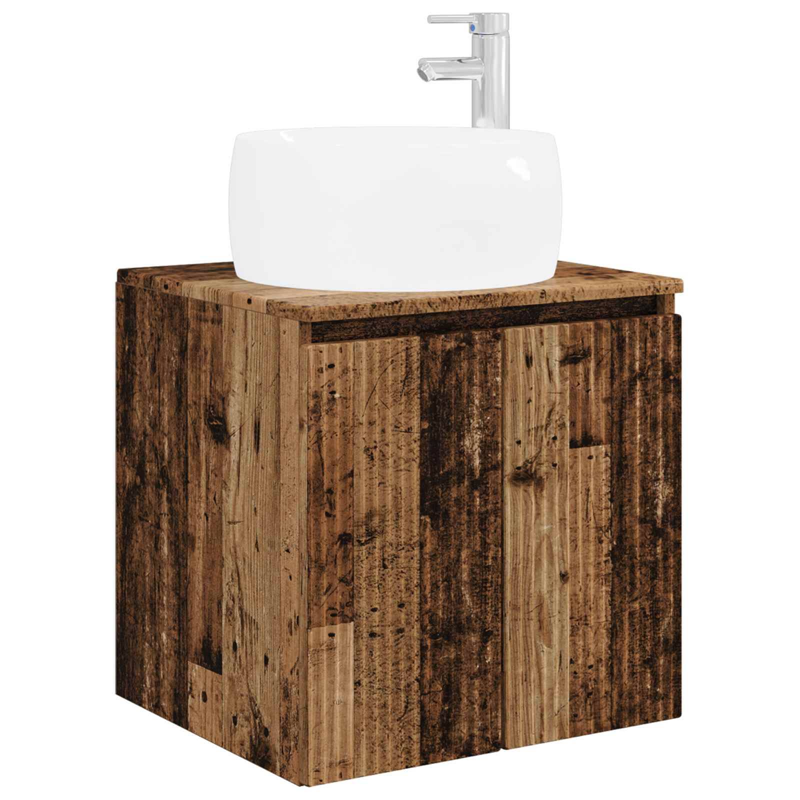 vidaXL Wandmontierte Waschtisch Altholz 49,5 x 44,5 x 66 cm