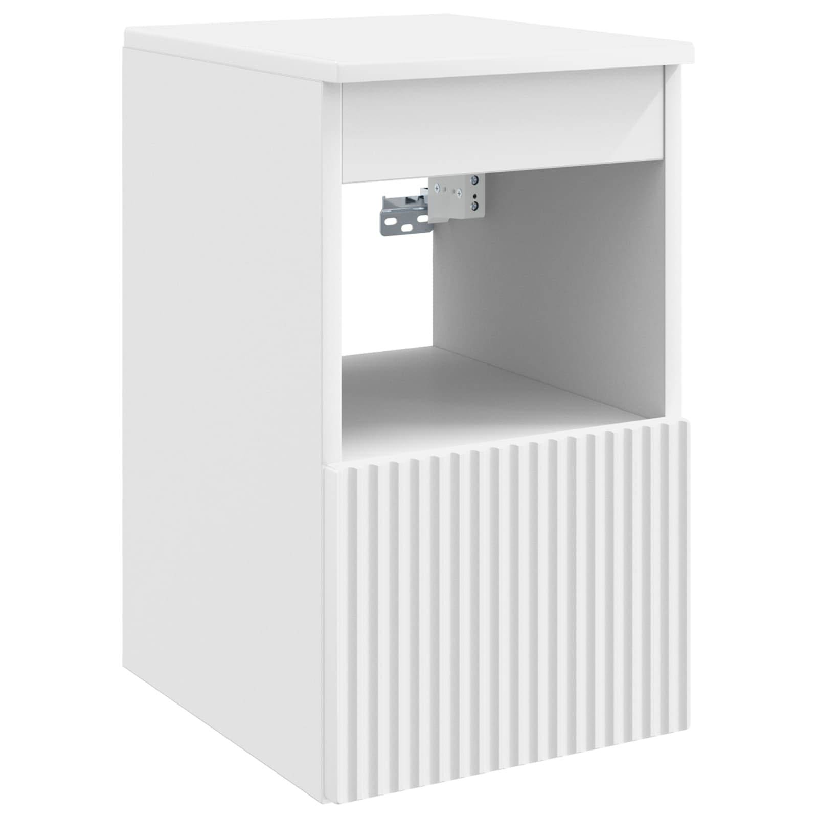 vidaXL Badezimmerschrank Weiß 30 x 35 x 50 cm Holzwerkstoff