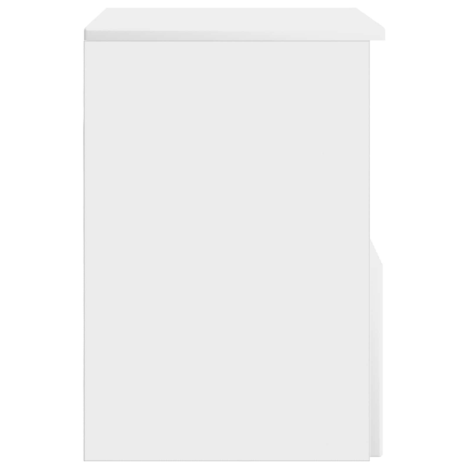 vidaXL Badezimmerschrank Weiß 30 x 35 x 50 cm Holzwerkstoff